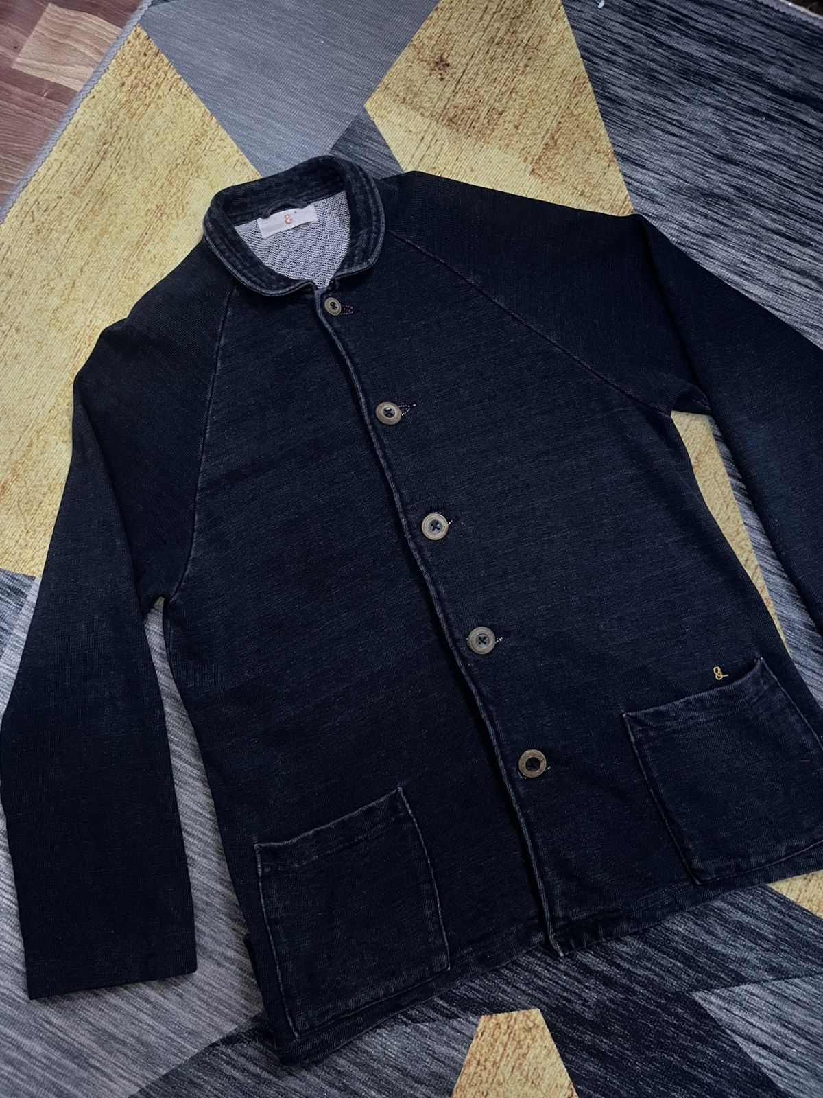 45rpm 1990s shawl collar natural indigo navy #H2 Size US M / EU 48-50 / 2 - 4 Thumbnail
