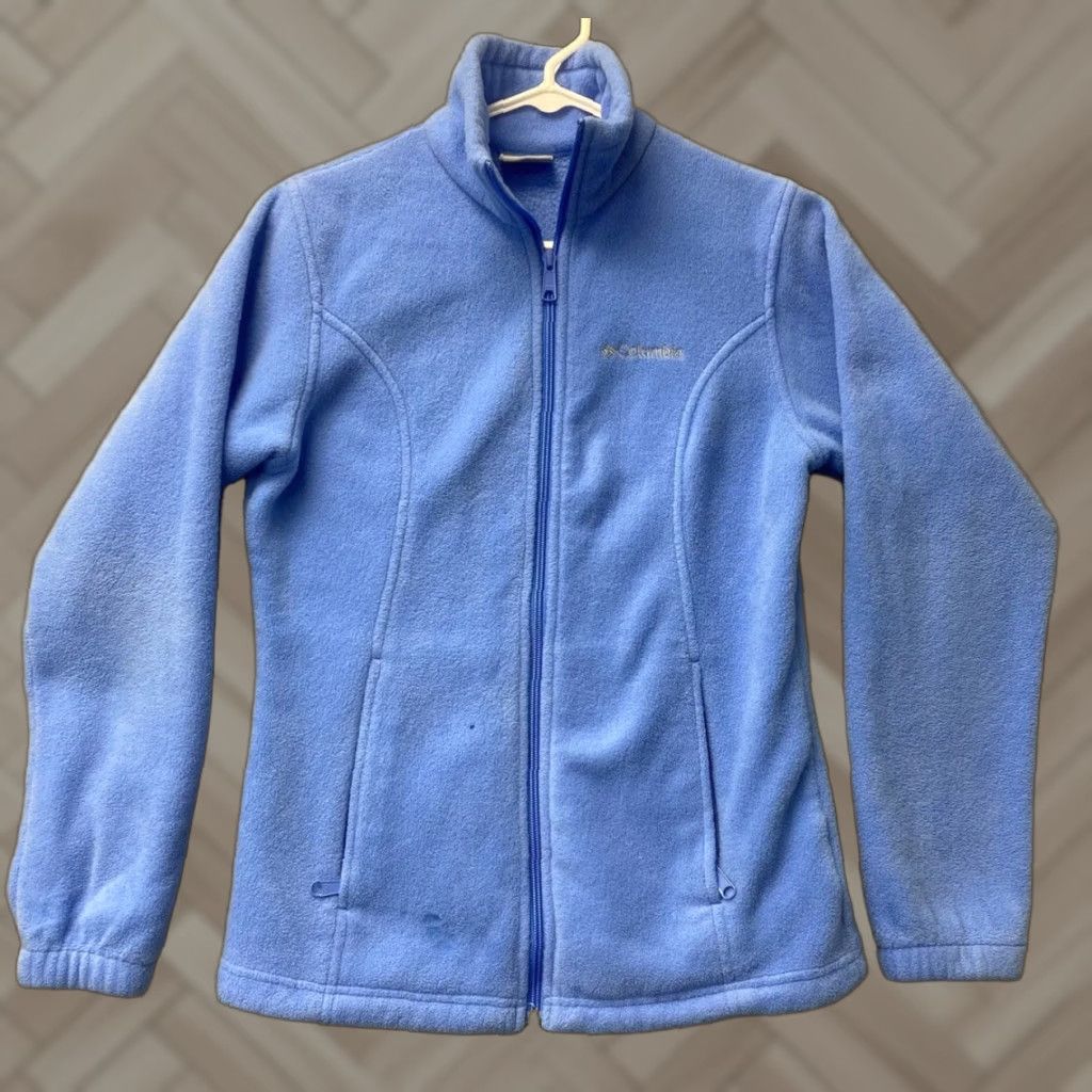 Vintage Columbia Women’s Fleece Jacket Blue Size S Polyester Jacket Basic Jacket Regular Women’s Blue 98-32 MPN 9832 Size S / US 4 / IT 40 - 1 Thumbnail