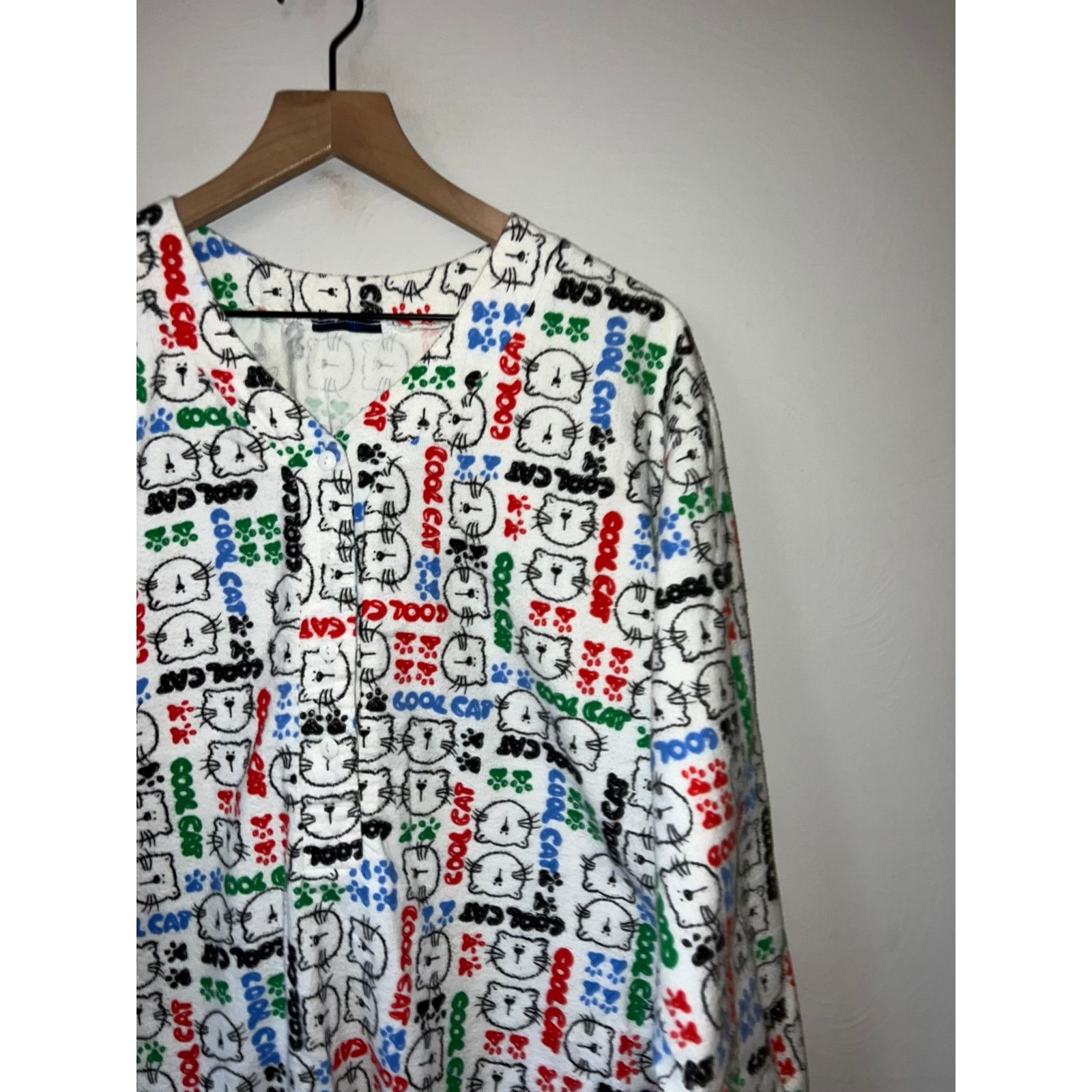 Vintage Vintage Sleeper Shirt Sleep Gown Top Cool Cat OS Sleepwear Size L / US 10 / IT 46 - 2 Thumbnail