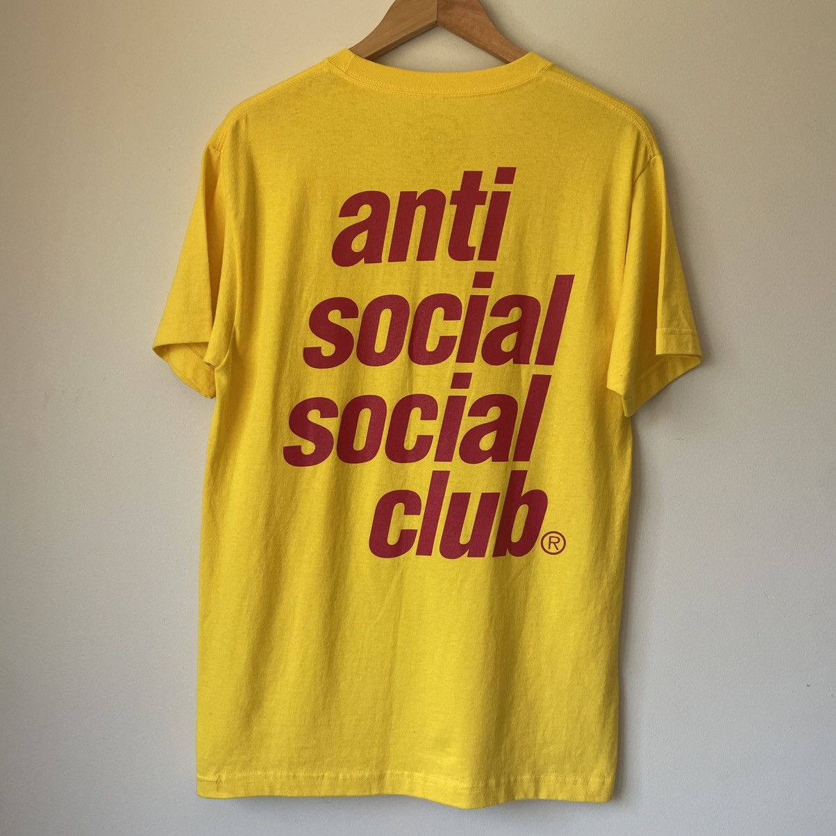 Anti Social Social Club Anti Social Social Club Underglow Rose Tee 'Yellow' Size M / US 6-8 / IT 42-44 - 2 Thumbnail