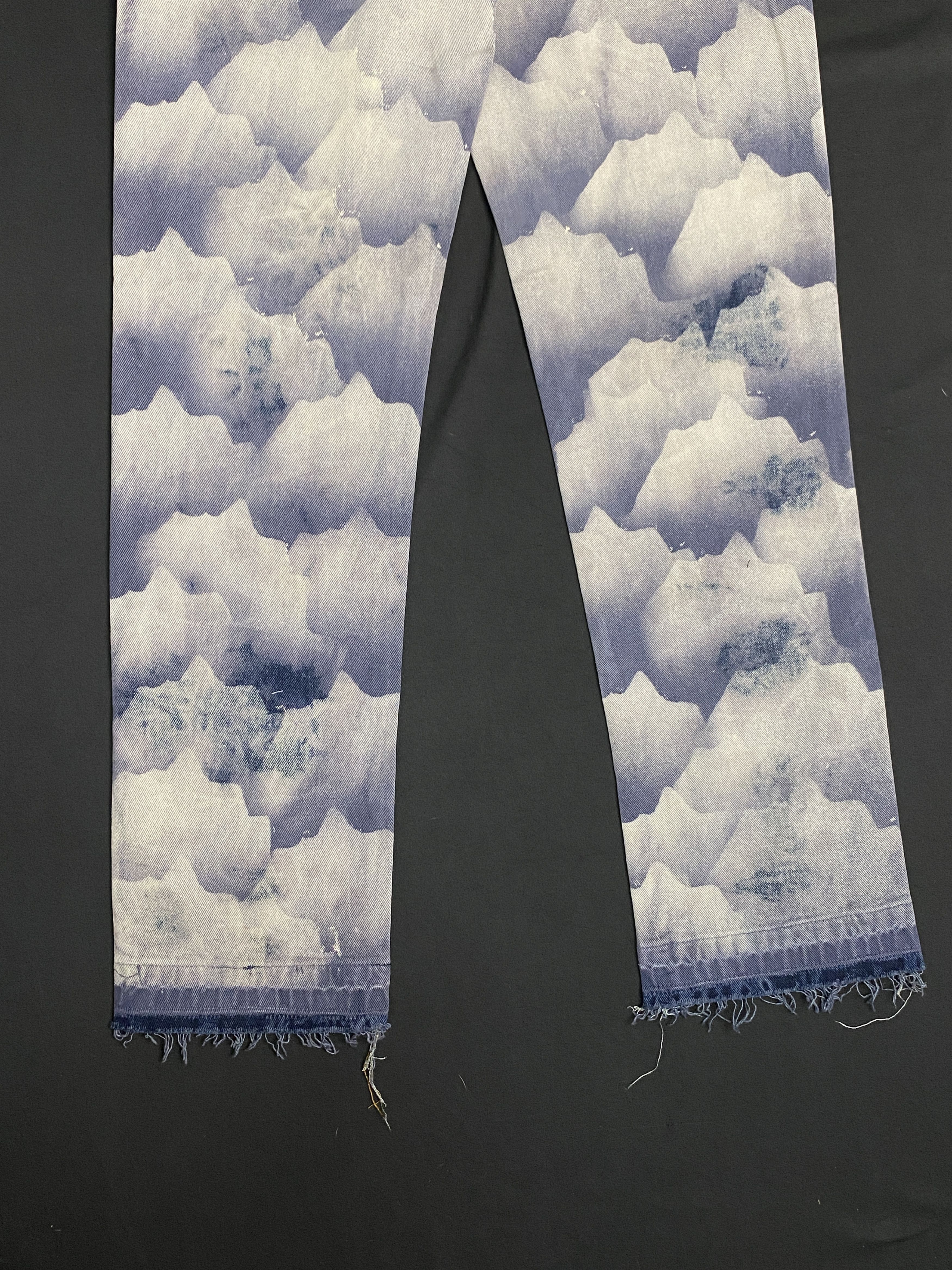 Other Deadstock 1OF1 Cloud Graphic Denim Pants Small Size US 28 / EU 44 - 11 Thumbnail