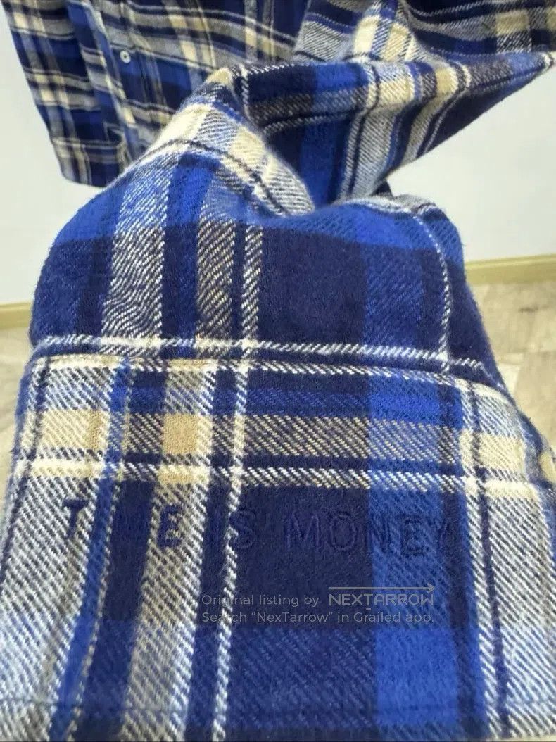 Vetements Vetements 16 Shirt Blue Plaid Shirt with Kanye's Ring Size US S / EU 44-46 / 1 - 4 Thumbnail
