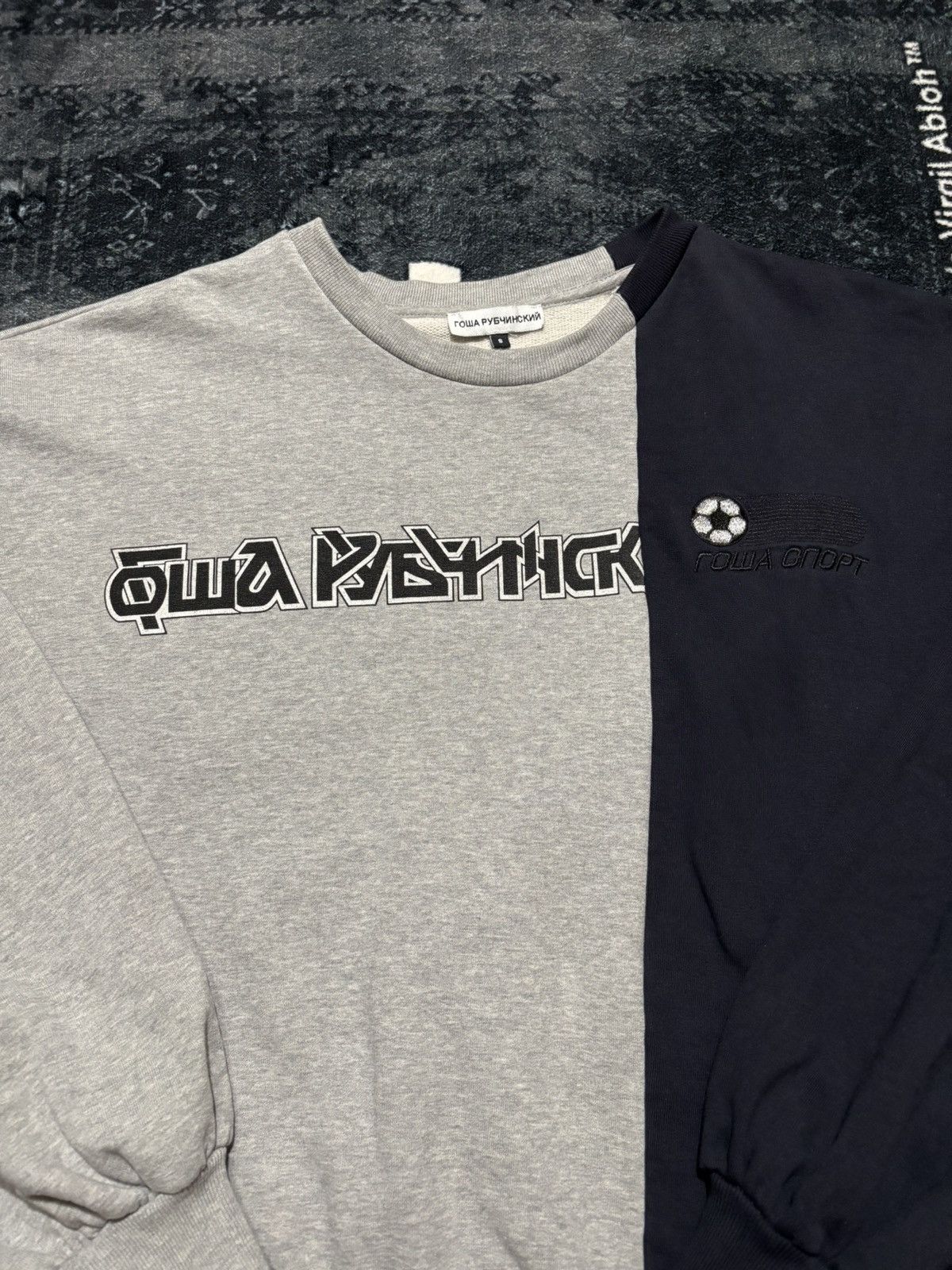 Gosha Rubchinskiy × PACCBET × Yeezy Gosha rubchinskiy split sweatshirt Size US S / EU 44-46 / 1 - 2 Thumbnail
