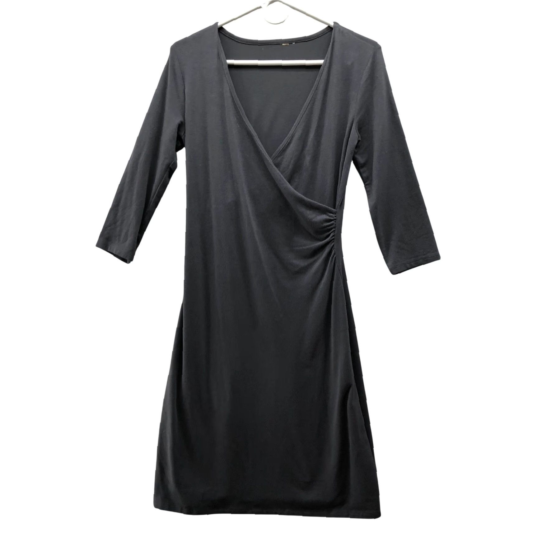 Athleta Athleta Athletic Dress Womens S Black 3/4 Sleeve Stretch Knee  Length Active | Grailed