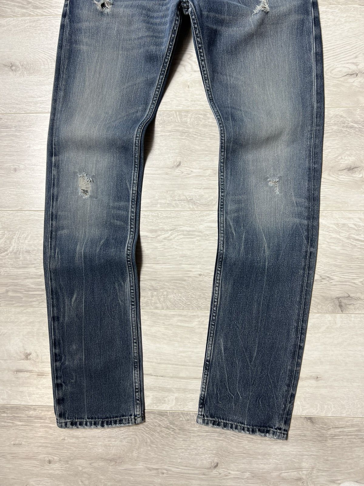 Diesel Black Gold Diesel Black Gold Excess Distressed Jeans Men’s Denim Pants Size US 29 - 2 Thumbnail