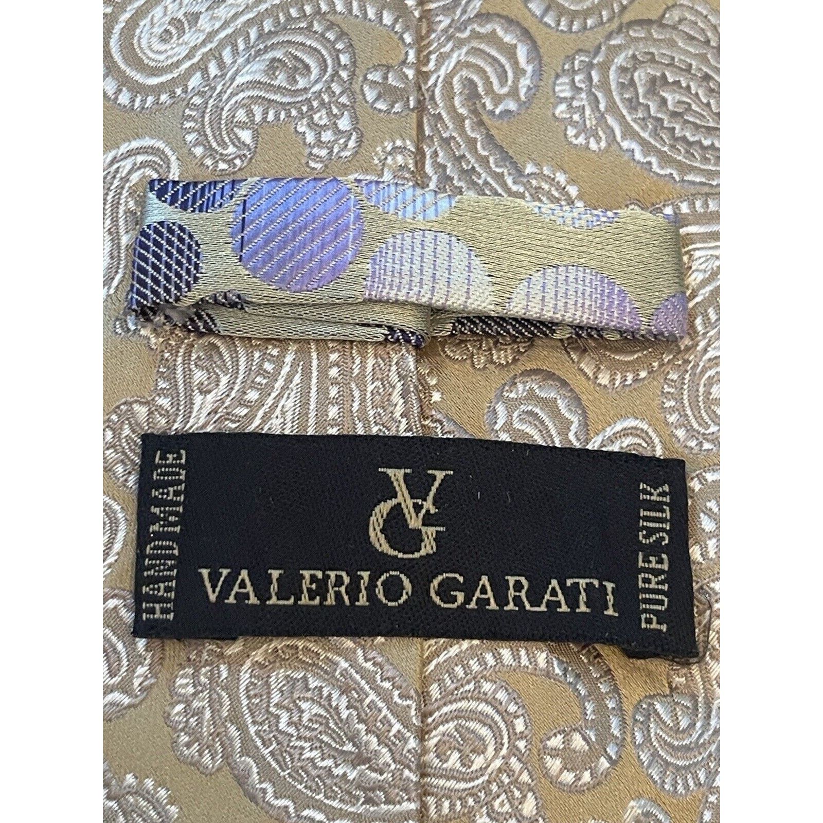 Other Valerio Garati Gold Hand Made 100% Silk Made In China Size ONE SIZE - 8 Thumbnail