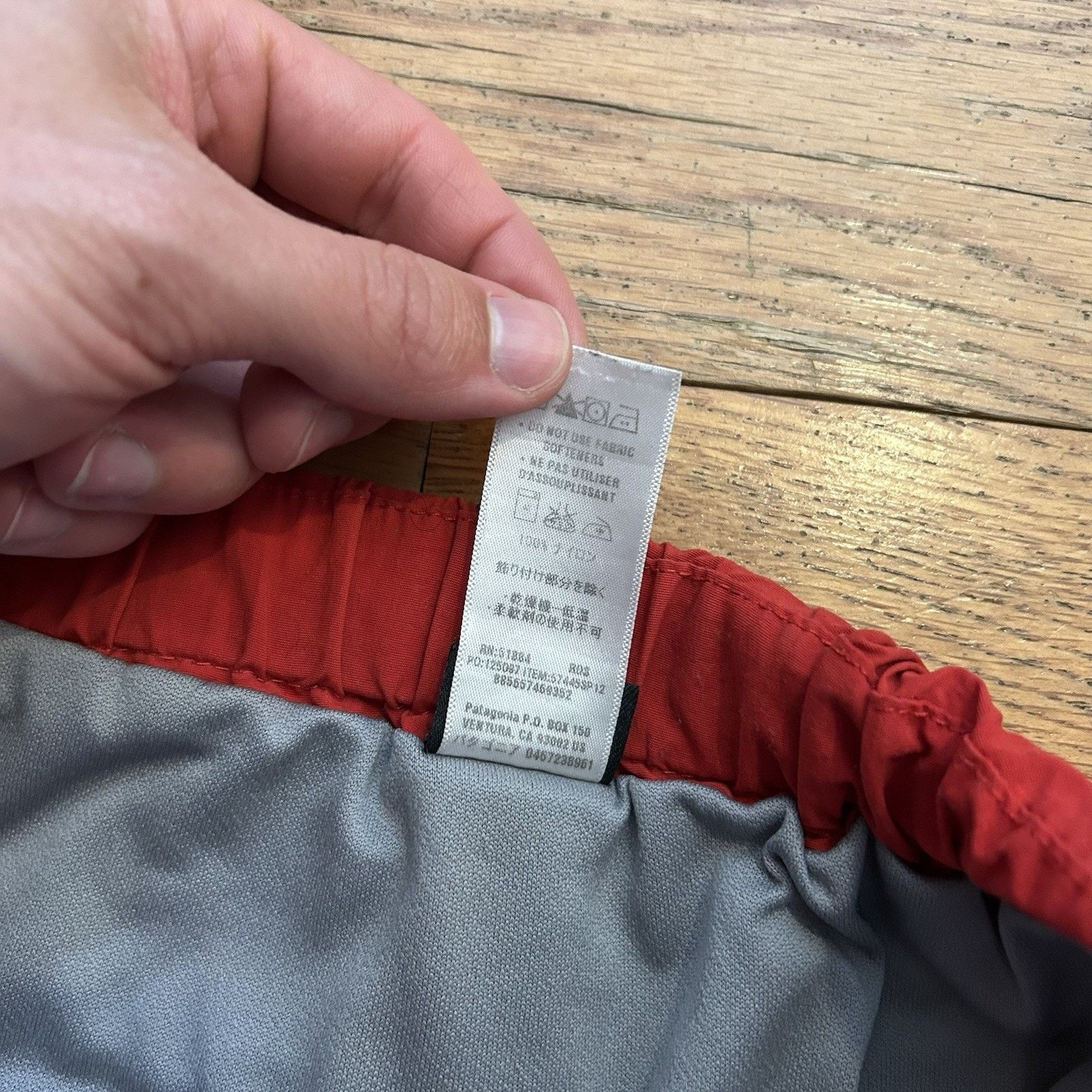 Patagonia Gi III Belted Lined Red Athletic Performance Shorts 9” Small Size US 30 / EU 46 - 4 Thumbnail
