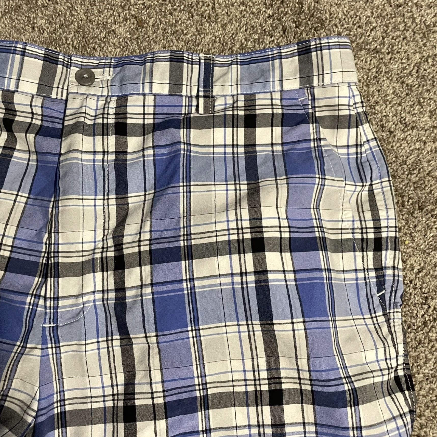 Footjoy FootJoy Nylon Blend Blue plaid golf Shorts Mens Size 36 Size US 36 / EU 52 - 2 Thumbnail