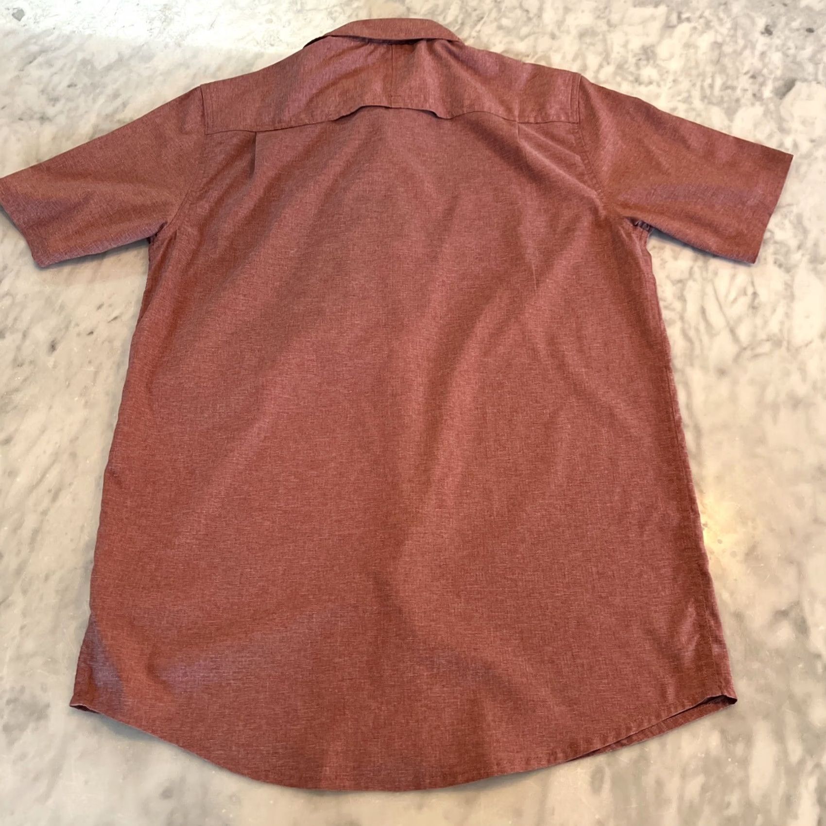 Wrangler Wrangler ATG Shirt Men’s Small Short Sleeve Button-Up Lightweight Outdoor Red Size US S / EU 44-46 / 1 - 4 Thumbnail