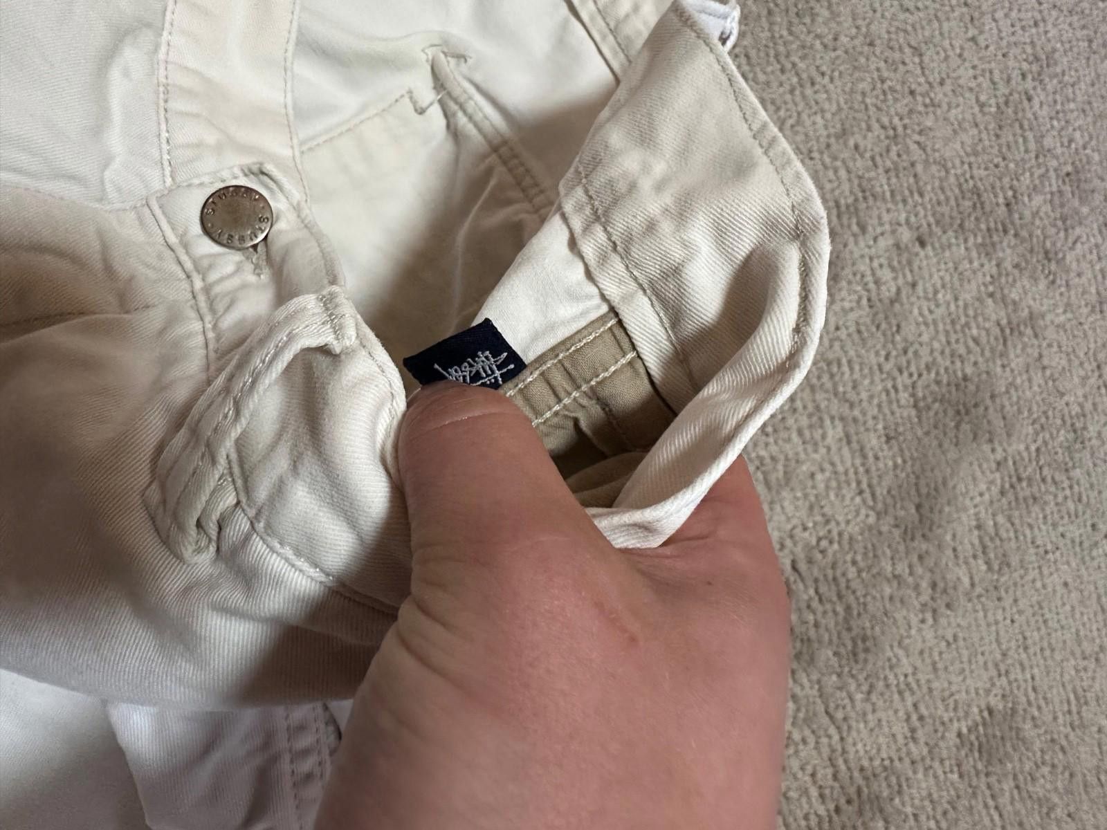 Stussy Vintage 80s Stussy Cargo Shorts White Sz 36 Size US 36 / EU 52 - 7 Thumbnail