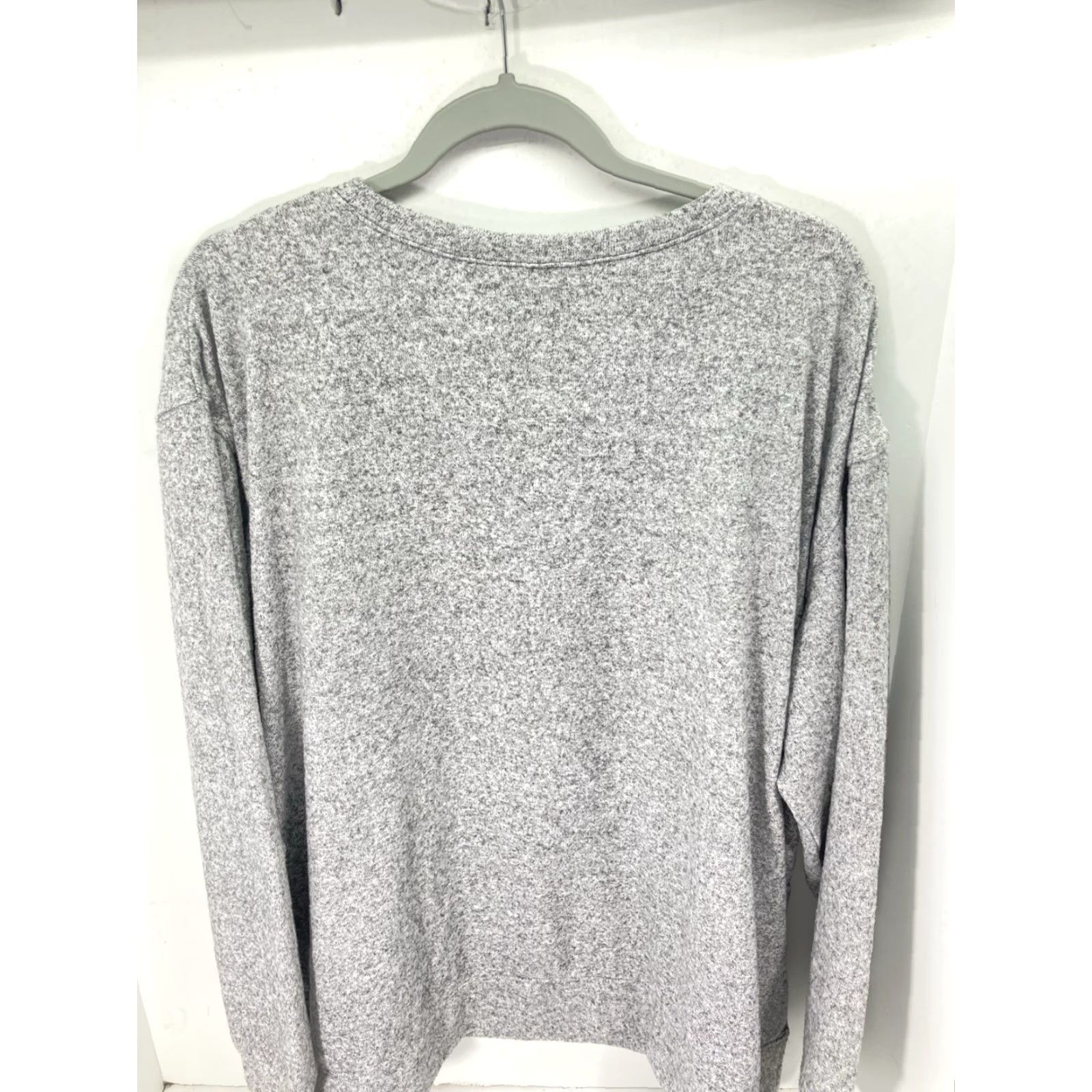 Vintage TCU Soft Sweatshirt Women Size 2XL Gray Long Sleeve Pullover NWT Stretch Crew Neck Sweatshirt Womens Size XXL / US 16-18 / IT 52-54 - 7 Thumbnail