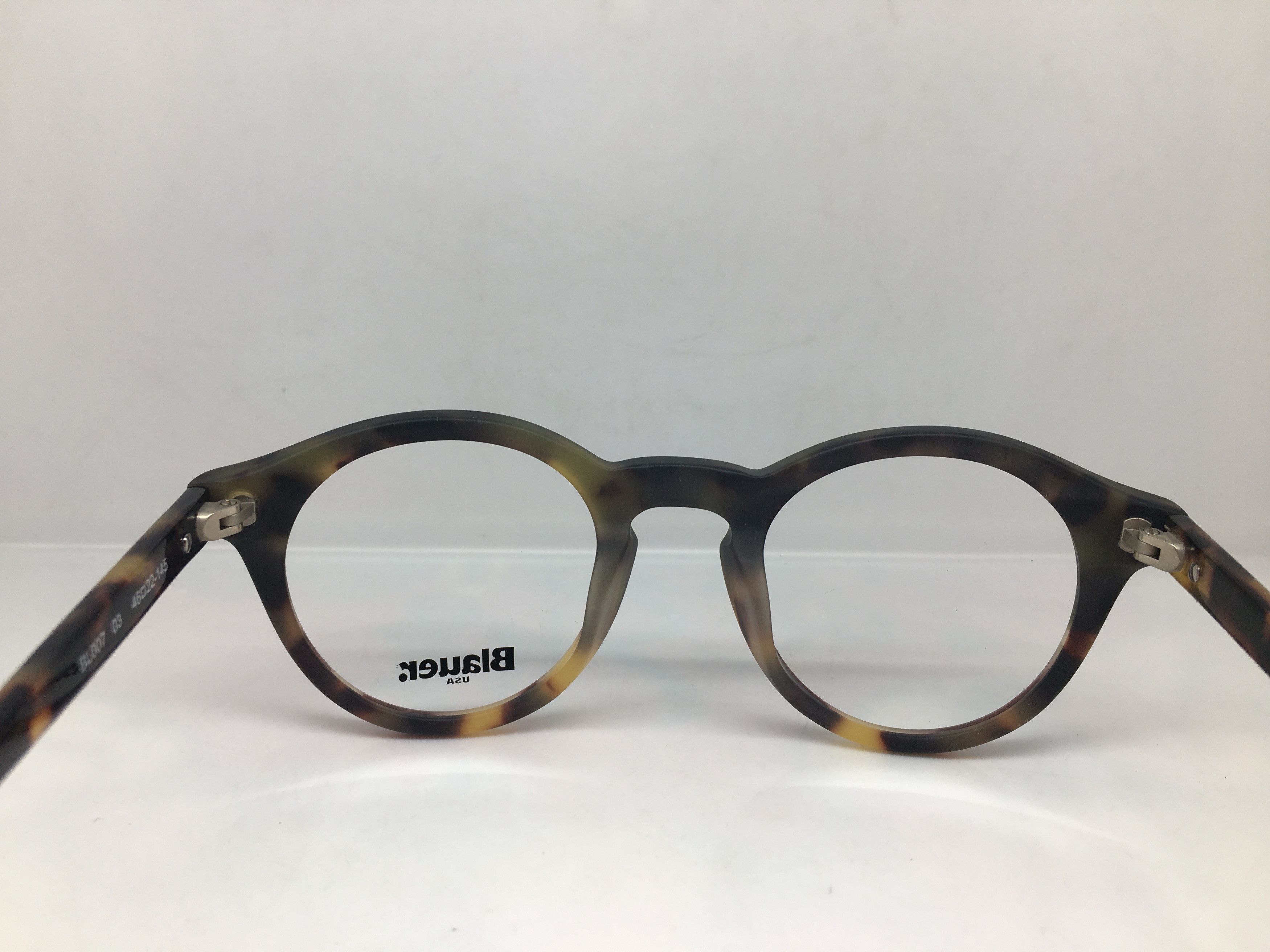 Other Blauer Matte Tortoise PREPPY Keyhole Eyeglasses Frame Size ONE SIZE - 4 Thumbnail