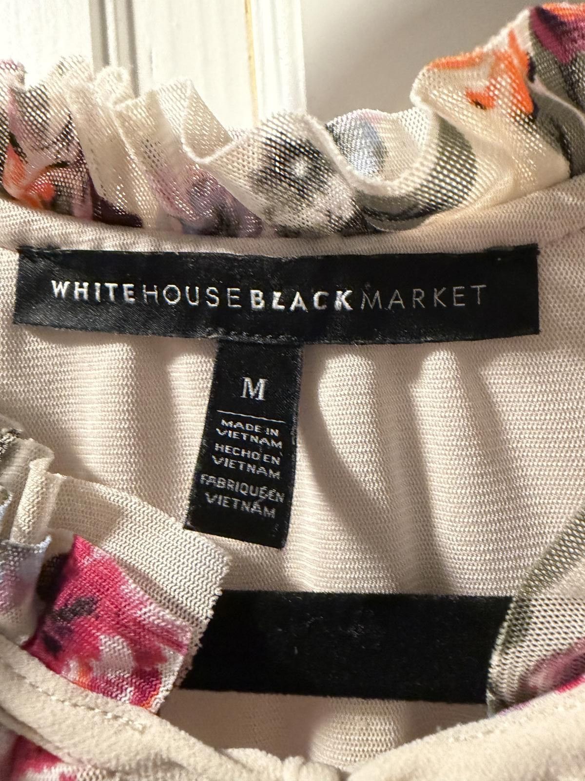 Other White House Black Market Floral Tiered Ruffle Dress Medium Size M / US 6-8 / IT 42-44 - 2 Thumbnail