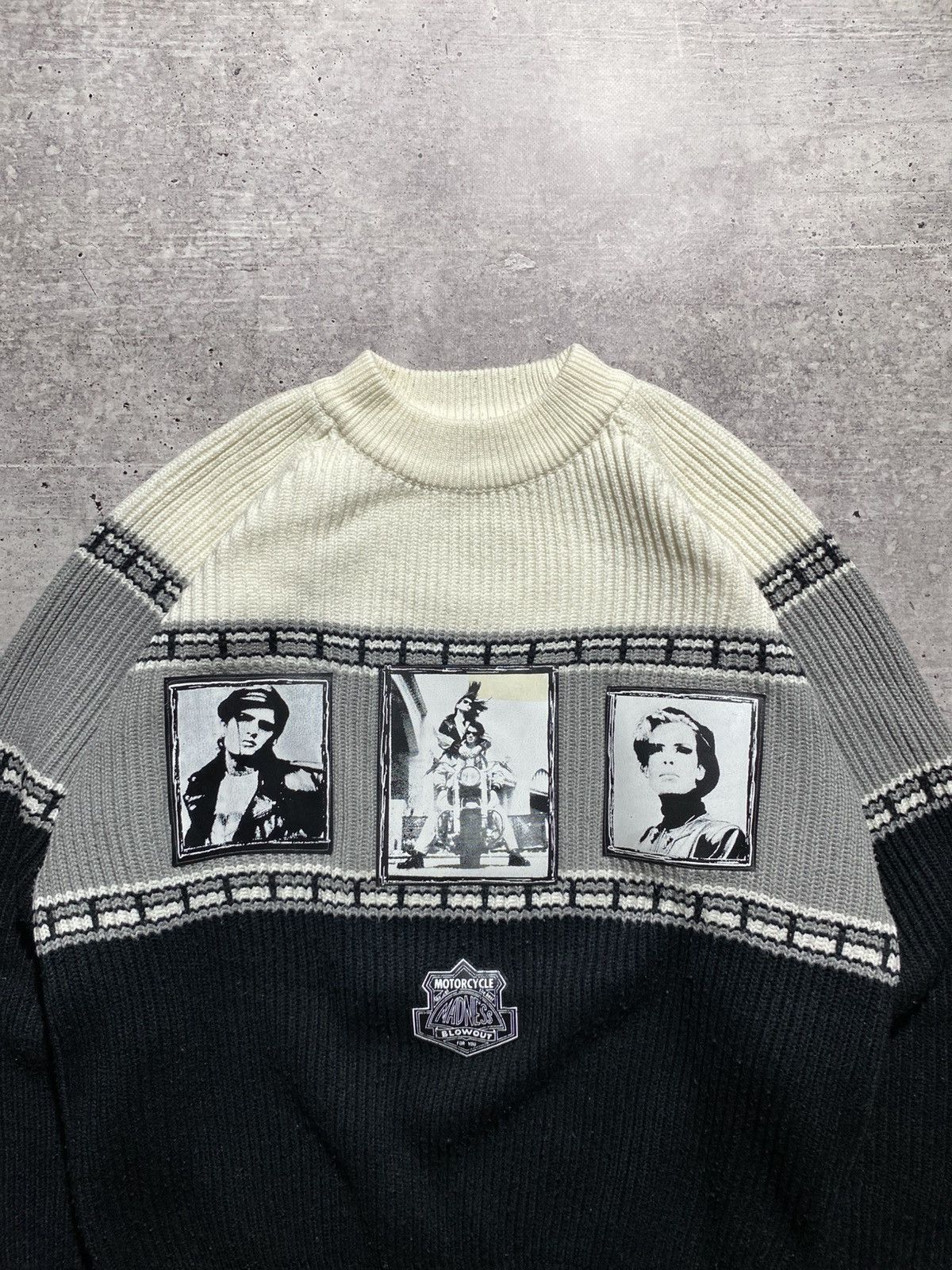 Harley Davidson × Vintage Motorcycle Blowout vintage sweater Size US M / EU 48-50 / 2 - 5 Thumbnail