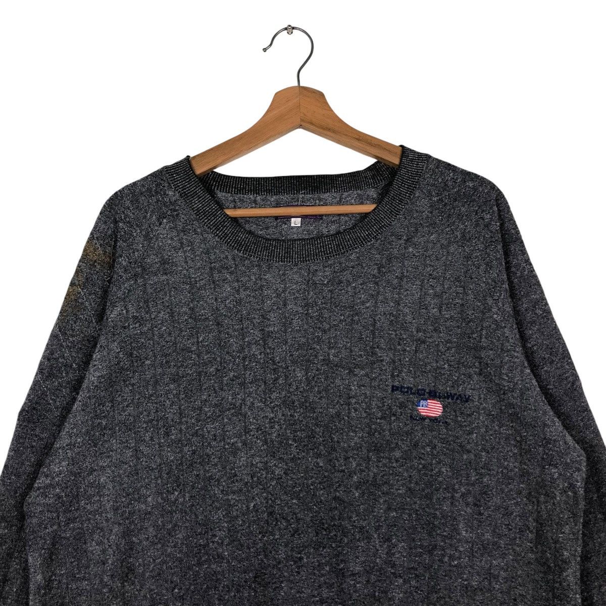 Japanese Brand 🔥VINTAGE SWEATSHIRT POLO BI-WAY SPORT BIG LOGO Size US L / EU 52-54 / 3 - 5 Thumbnail