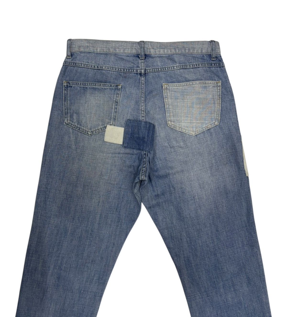 Issey Miyake × Tsumori Chisato × Undercover Niko And Patchwork Baggy Wide Cropped Jeans Denim Size US 32 / EU 48 - 6 Thumbnail