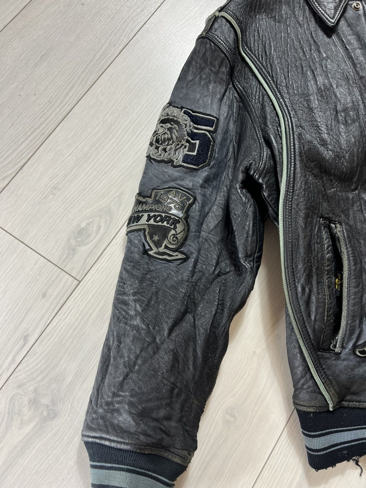 Avirex VTG Avirex Avant-Garde If Six Was Nine Style Leather Jacket Size US M / EU 48-50 / 2 - 5 Thumbnail