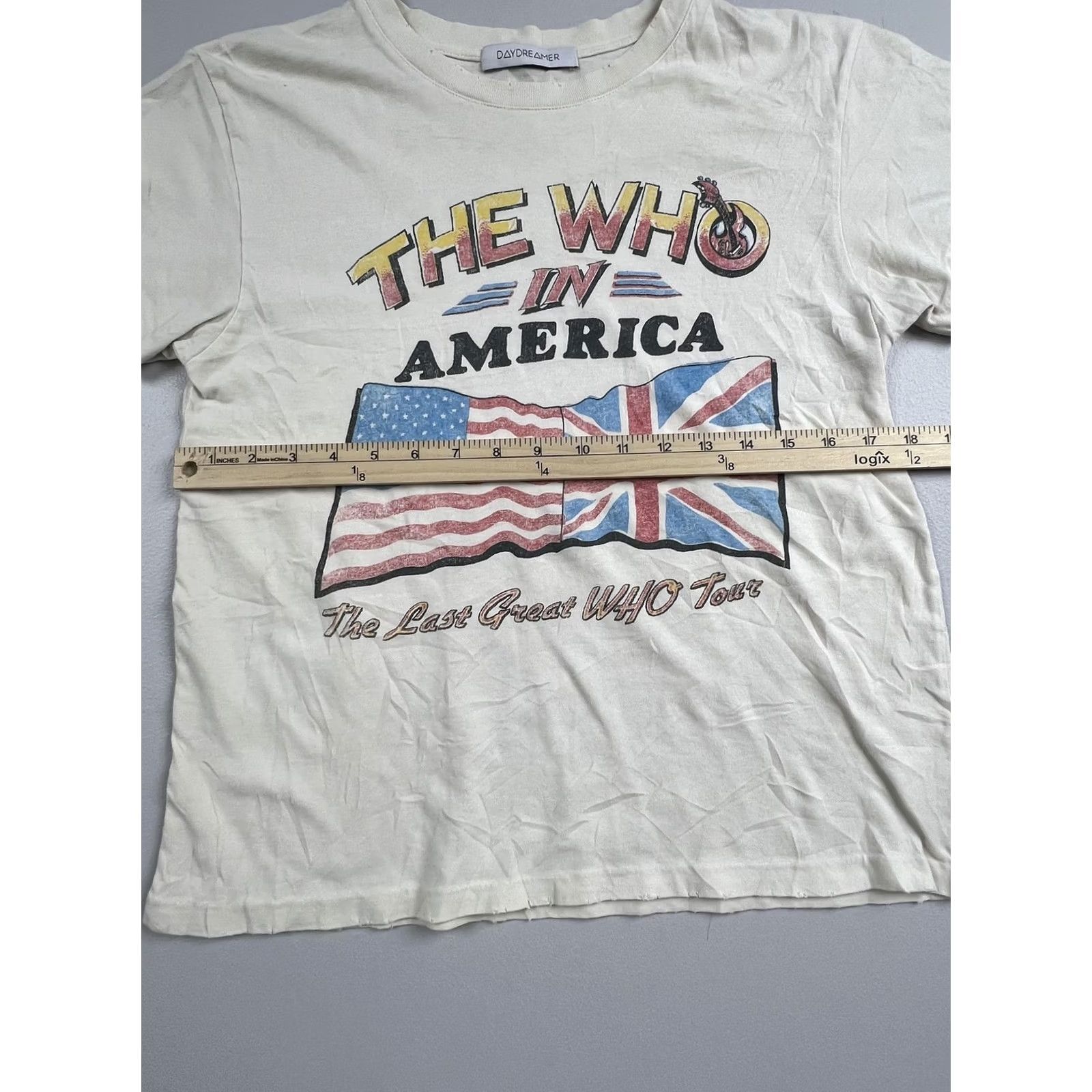 Vintage VINTAGE Daydreamer Shirt White The Who In America Tour Graphic Tee Band VTG Read Size US S / EU 44-46 / 1 - 4 Thumbnail