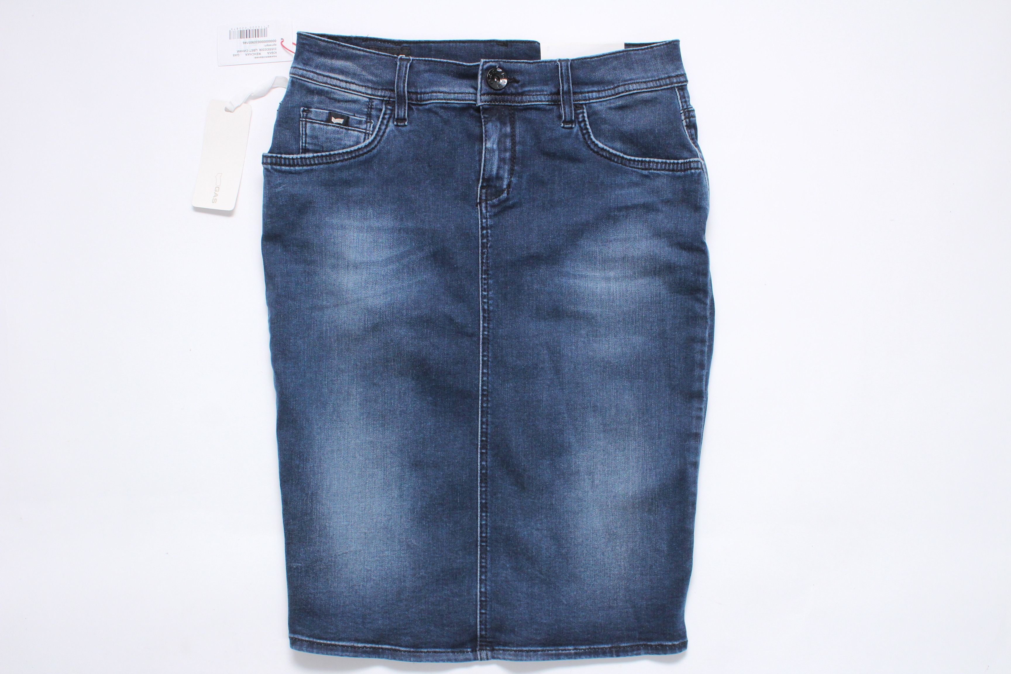 GAS Gas Skirt Denim Size 29 Vintage Hype Rare Size 29" - 2 Thumbnail