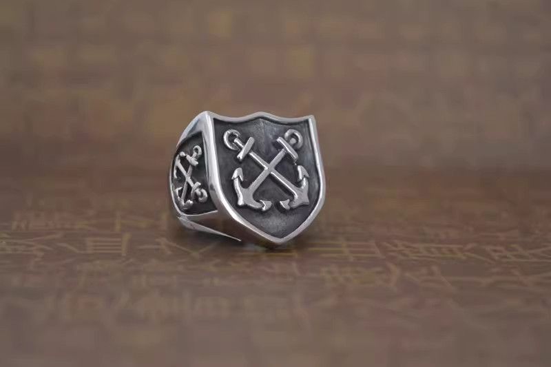 Jewelry Vintage Jewelry Rings Open Size Chrome Ring (Size 7-13) Size ONE SIZE - 3 Thumbnail