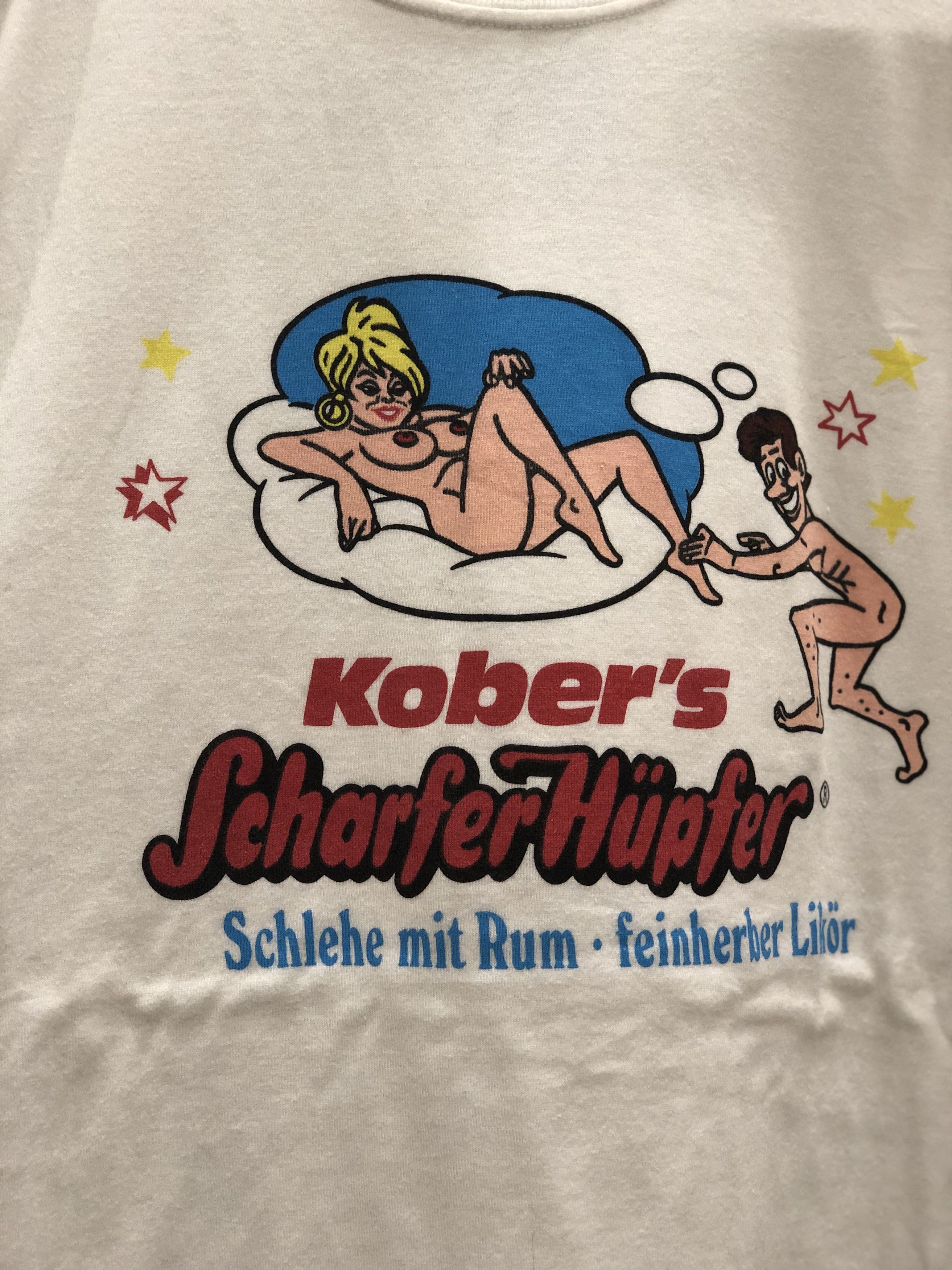 Vintage Porn tee Kober's European Tag Size US XL / EU 56 / 4 - 1 Thumbnail