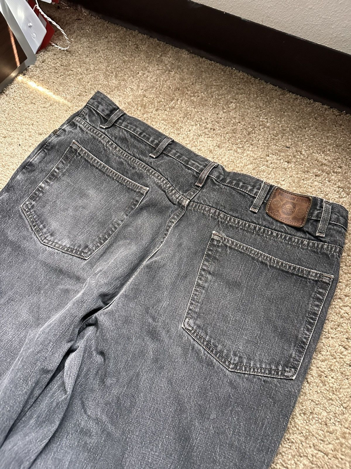 Southpole × Vintage Grey black baggy loose fit jeans Size US 42 / EU 58 - 2 Thumbnail