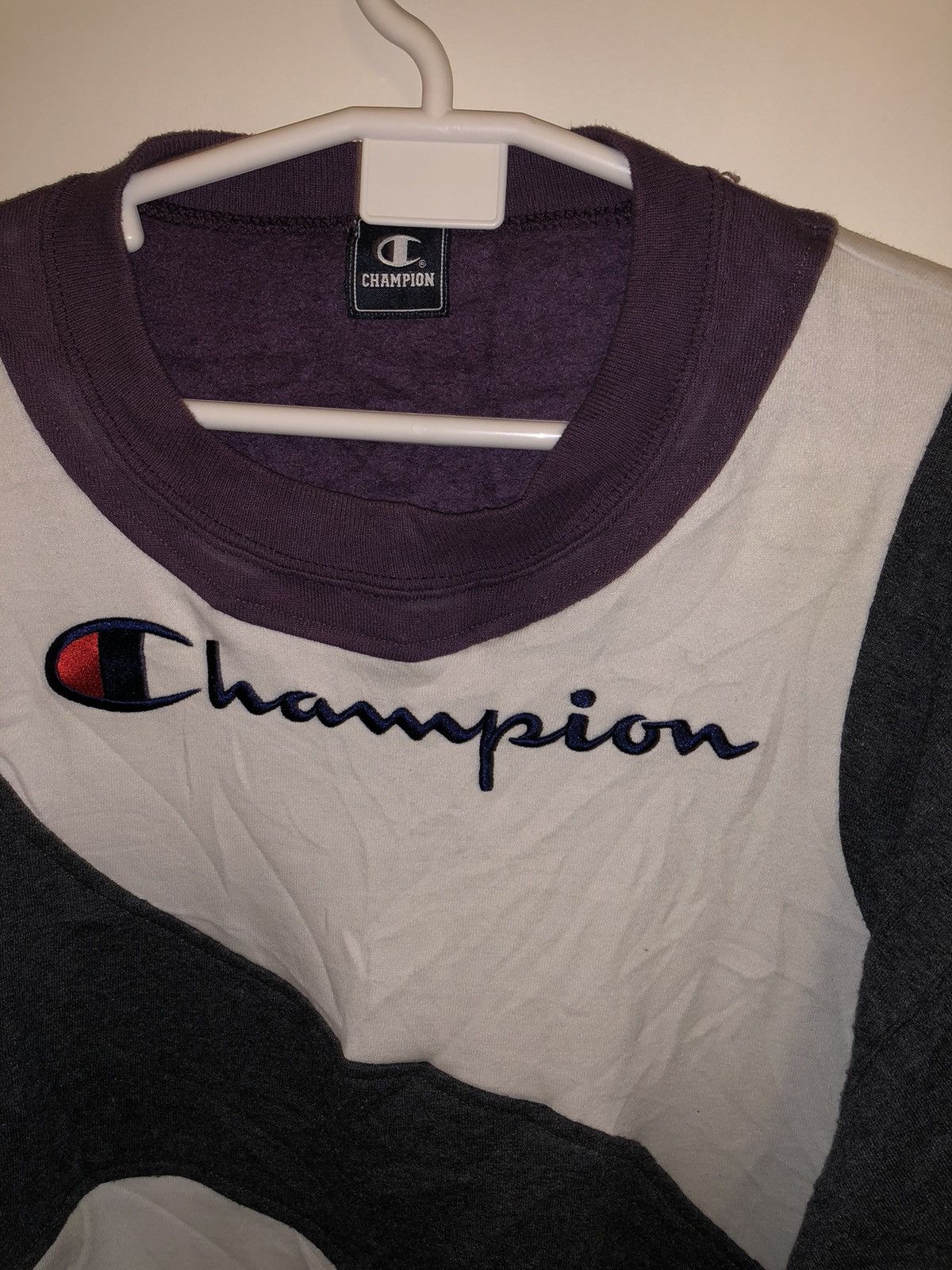 Champion × Vintage Purple Champion Vintage Sweatshirt Size US L / EU 52-54 / 3 - 2 Thumbnail