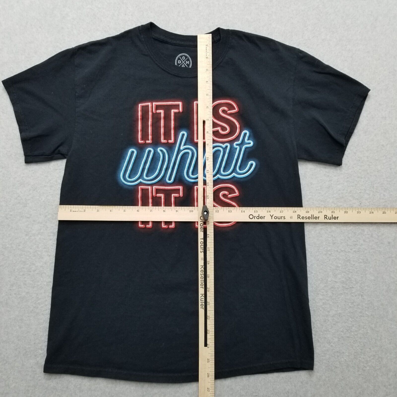 Other DOM Shirt Men Medium It Is What It Is Neon Lights Size US M / EU 48-50 / 2 - 5 Thumbnail