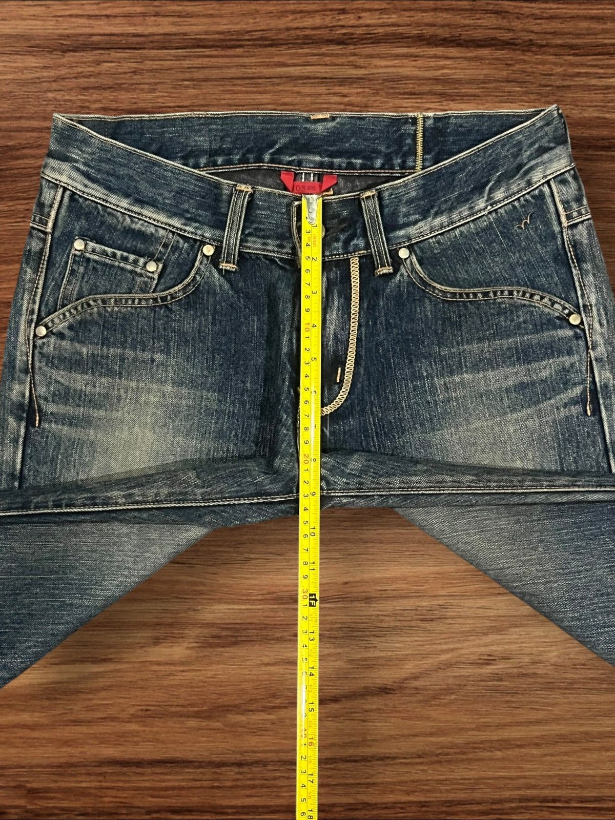 Edwin × If Six Was Nine × Le Grande Bleu (L.G.B.) ⚡️Flare⚡️Vintage Edwin 503SS3 Grunge Style Mud Washed Jeans Size US 29 - 16 Thumbnail