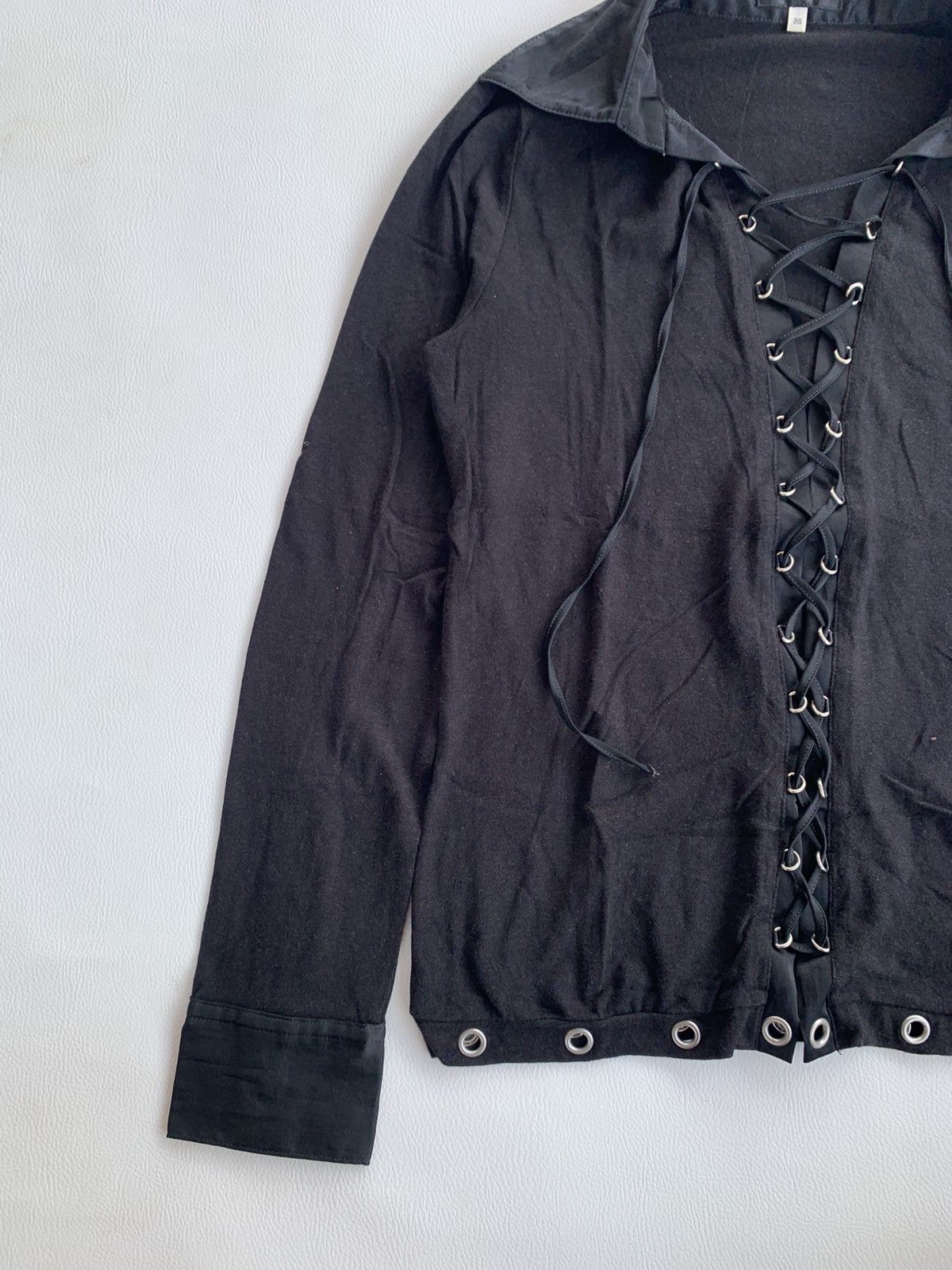 14th Addiction × Japanese Brand × Le Grande Bleu (L.G.B.) Bosch Rock Style Bondage Studded Ring Rope Long Sleeve Size M / US 6-8 / IT 42-44 - 4 Thumbnail