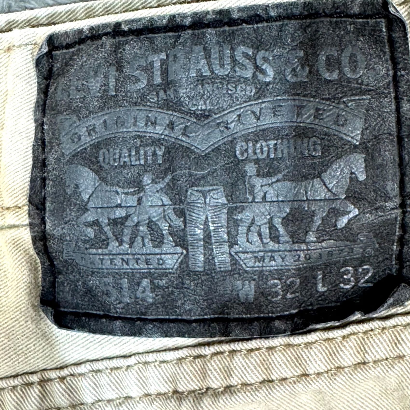 Levi's Levi's Jeans 541 Men's Beige Denim Mid-Rise Slim Straight Leg 32 X 32 Size US 32 / EU 48 - 3 Thumbnail