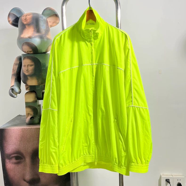 Balenciaga Double Logo Embroidered Jacket - dmc