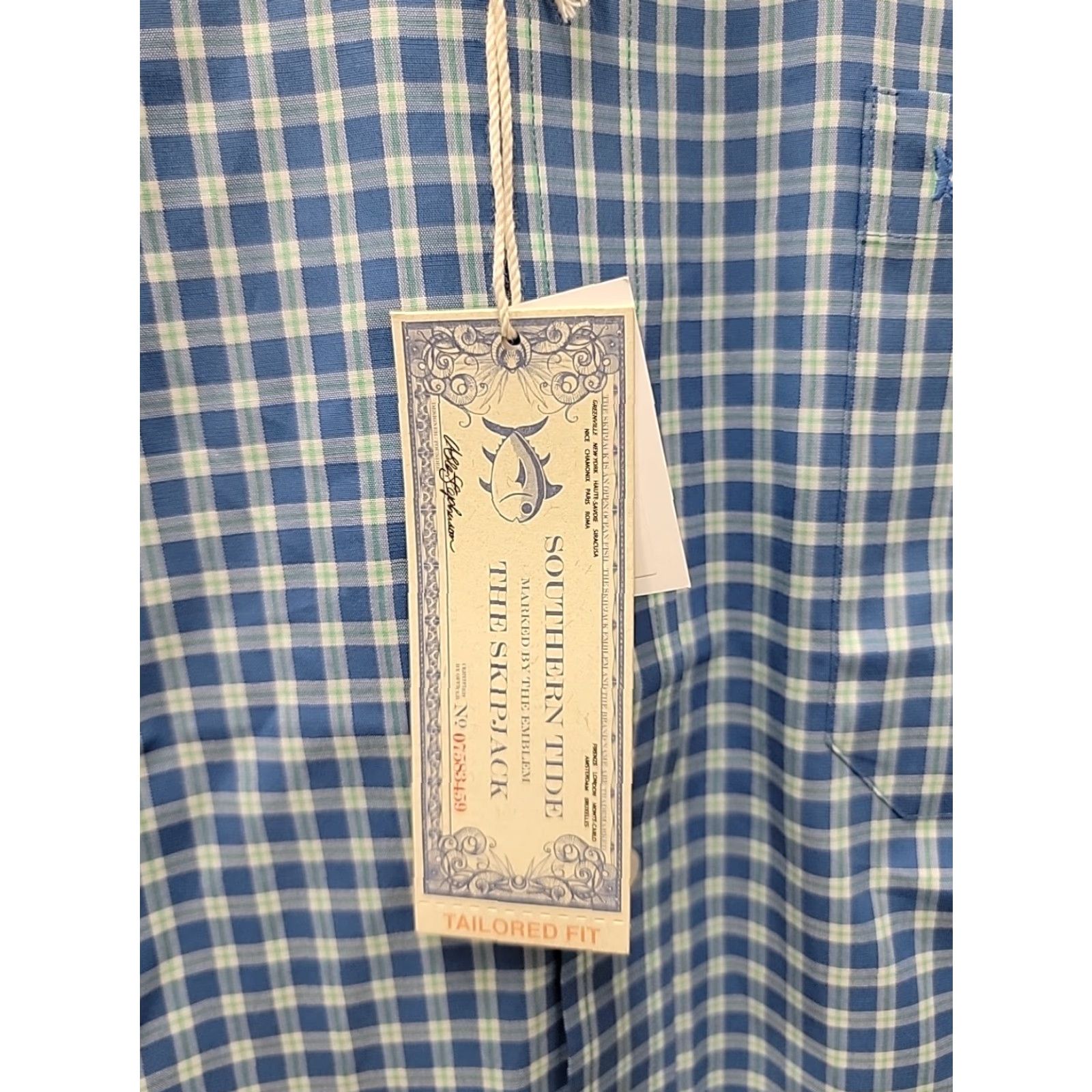 Southern Tide NWT Southern Tide Shirt Mens M Tailored Fit Button Up Cotton Preppy Size US M / EU 48-50 / 2 - 2 Thumbnail