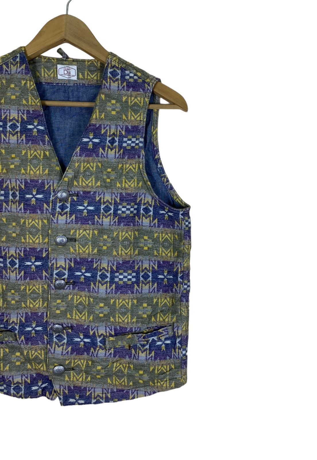 URBAN RESEARCH DOORS Urban Research Doors Geometric Native Navajo Vest Size US S / EU 44-46 / 1 - 2 Thumbnail