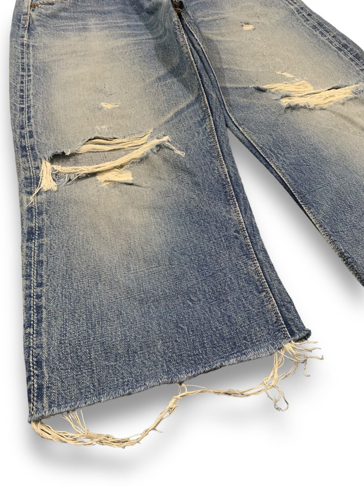 Sugar Cane Vintage 90s Warehouse & Co Selvedge Loose Distressed Jorts Size US 33 - 11 Thumbnail