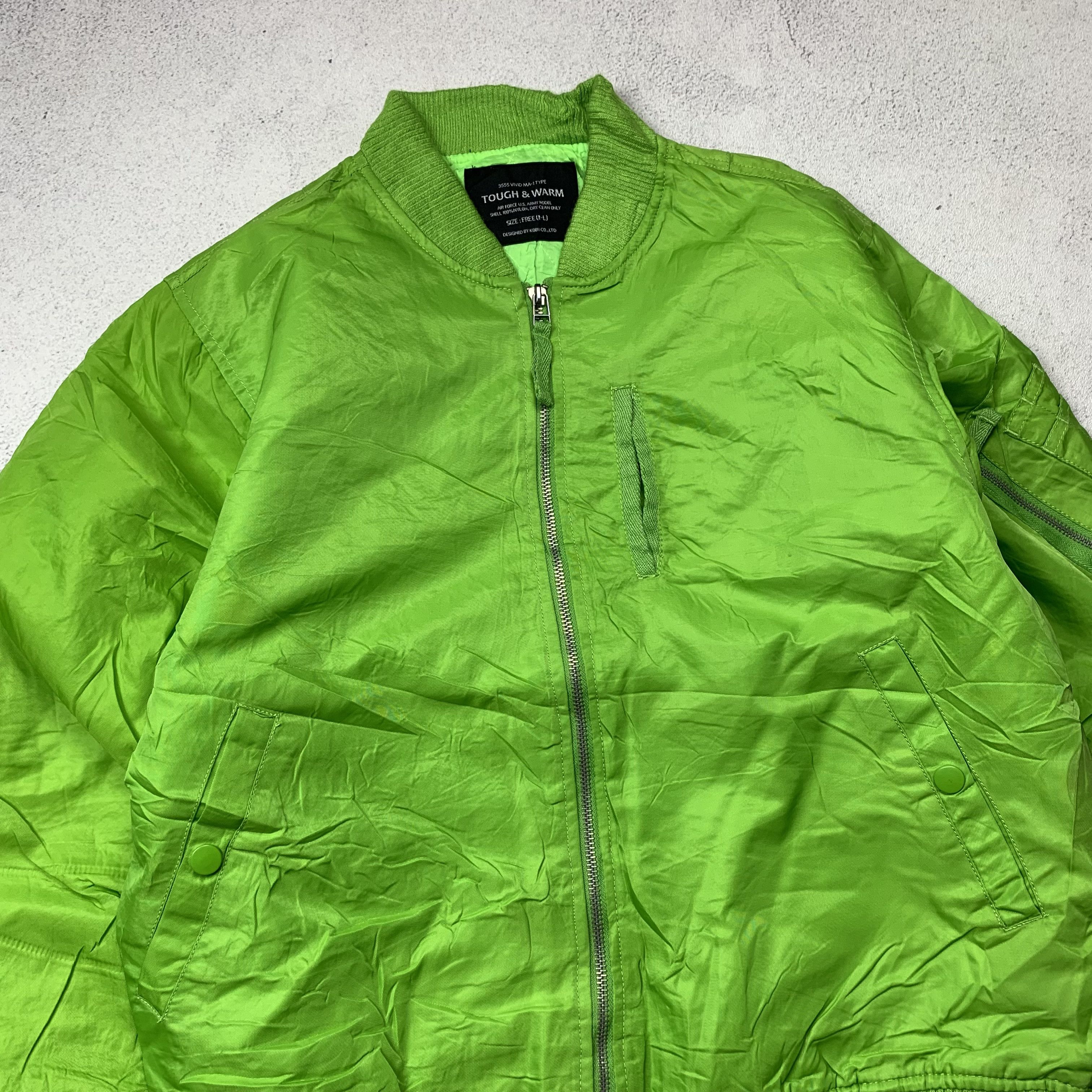 Japanese Brand 3555 VIVID MA-1 Kobun.Co Japanese Brand Bomber Jacket Size US M / EU 48-50 / 2 - 2 Thumbnail