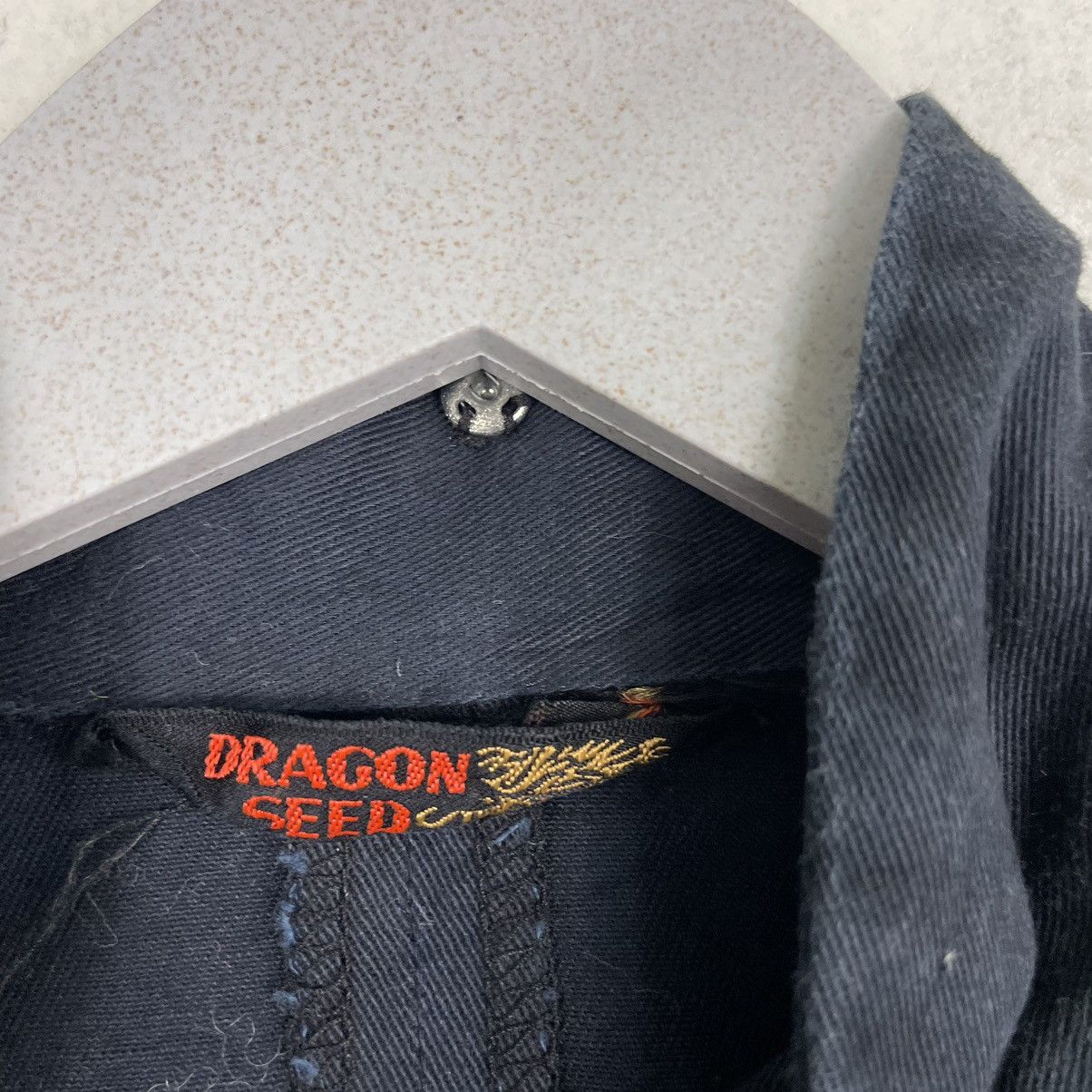 Indigo × Issey Miyake × Japanese Brand 💥70s TRADITIONAL MANDARIN DRAGON SEEDS KAPITAL INSPIRED Size US M / EU 48-50 / 2 - 9 Thumbnail