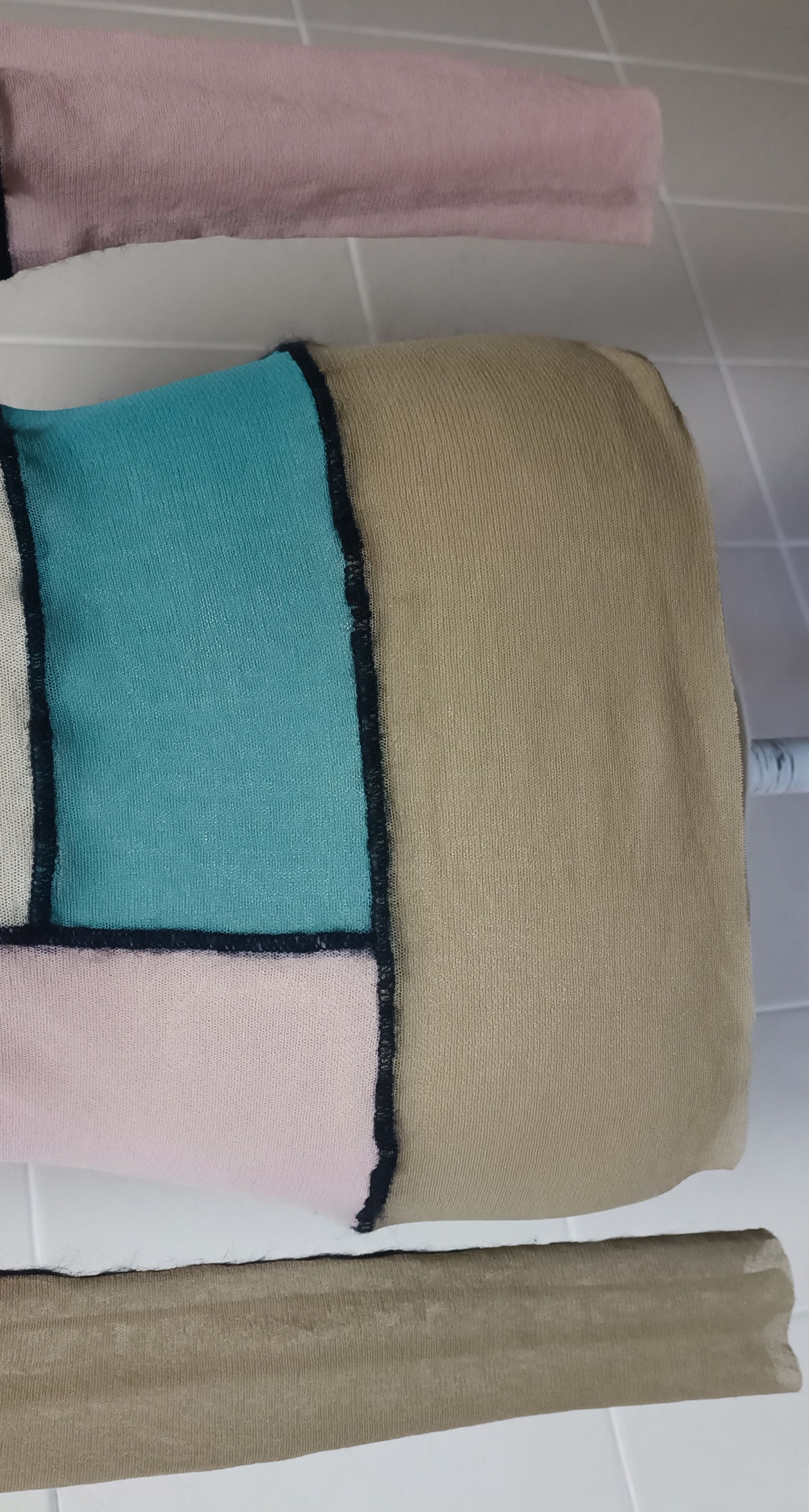 Jean Paul Gaultier 90's - color block turtleneck mesh top Size L / US 10 / IT 46 - 17 Thumbnail
