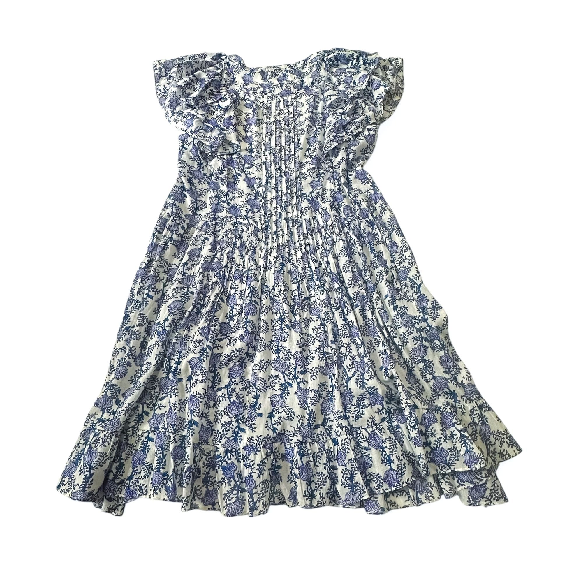 Isabel Marant Etoile Isabel Marant Étoile Godrana Blue Floral Cotton Mini Dress F Size M / US 6-8 / IT 42-44 - 6 Thumbnail