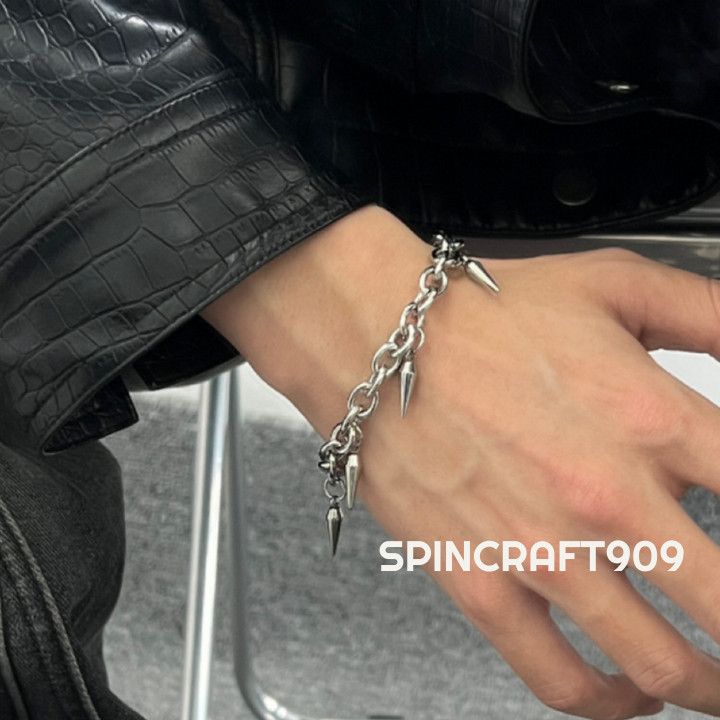 Jewelry Spiked Chain Bracelet Size ONE SIZE - 5 Thumbnail