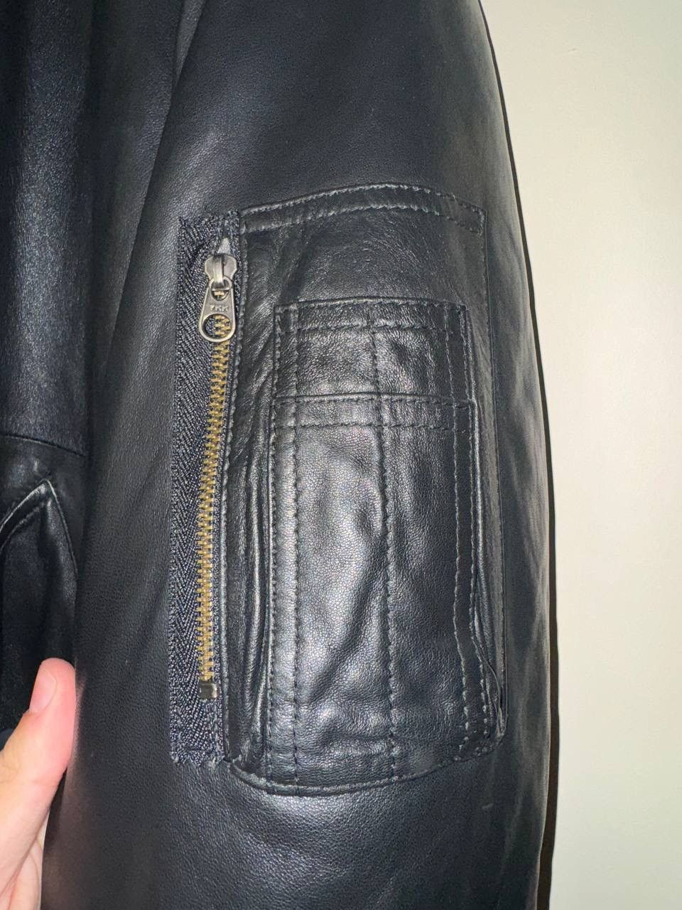 Vlone Vlone leather bomber jacket Size US L / EU 52-54 / 3 - 5 Thumbnail