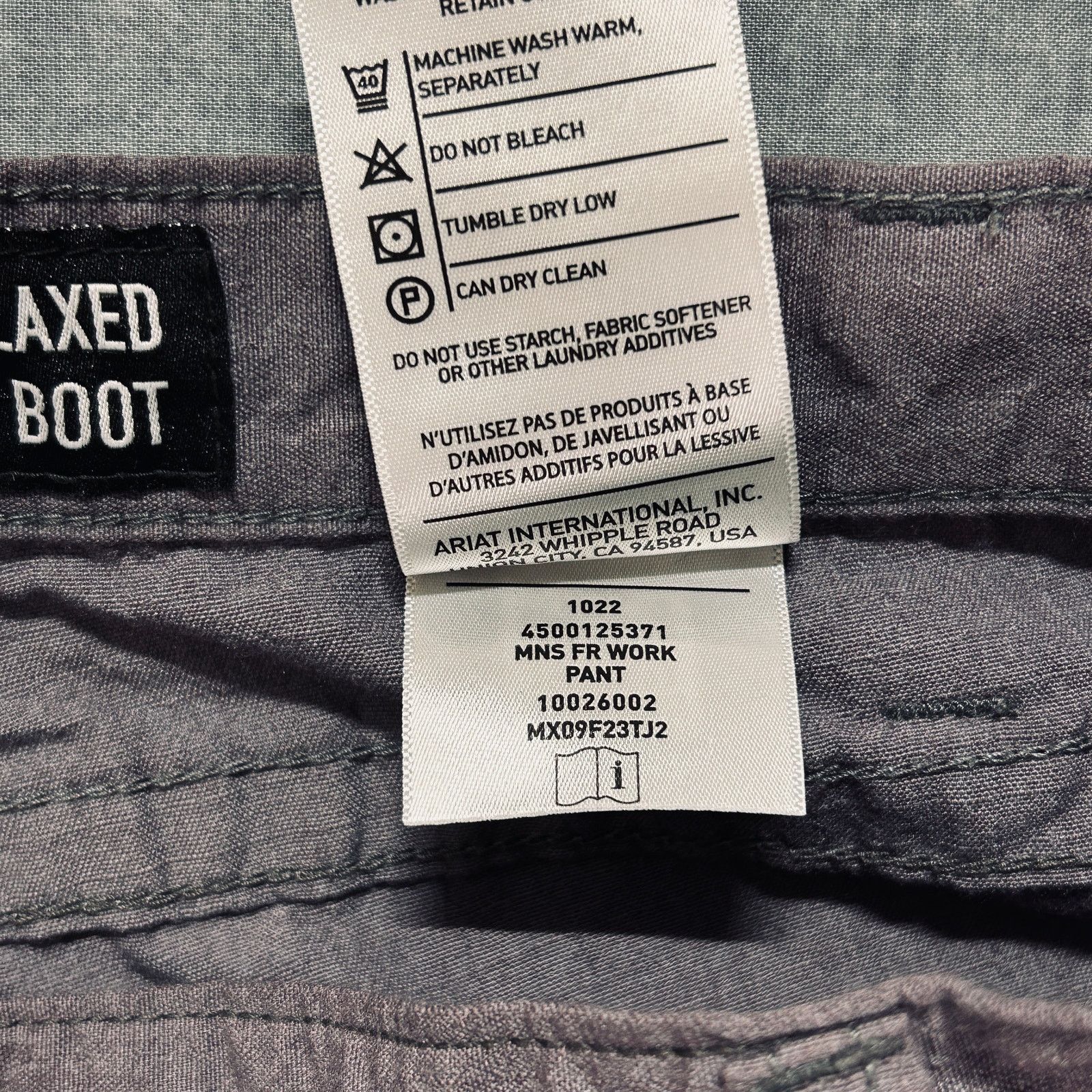 Ariat Ariat FR M4 Relaxed Bootcut ripstop utility carpenter pants Size US 36 / EU 52 - 9 Thumbnail