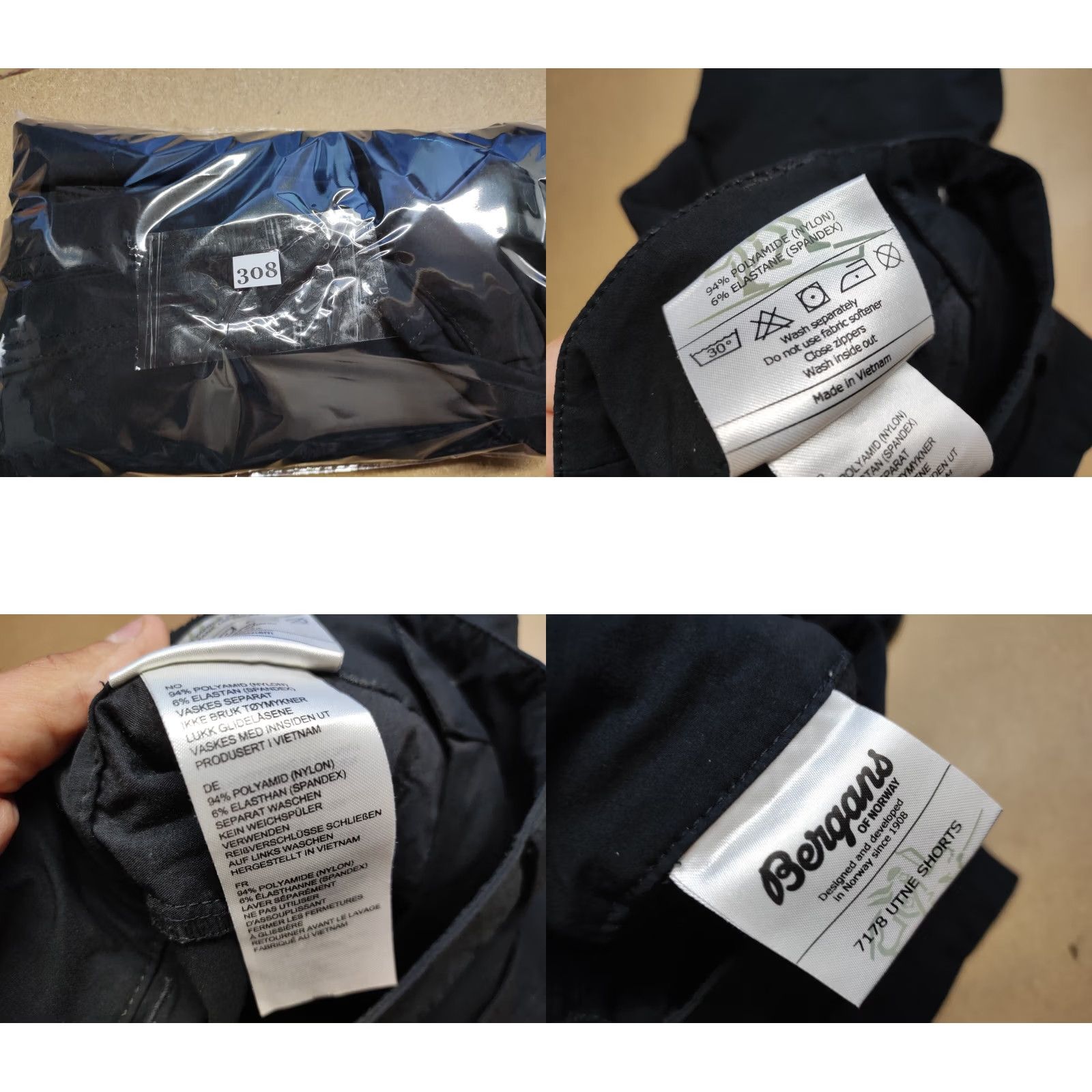 Vintage Bergans UTNE Hiking Shorts Womens Size S Outdoor Black Pockets Zip Small Size 28" / US 6 / IT 42 - 9 Thumbnail