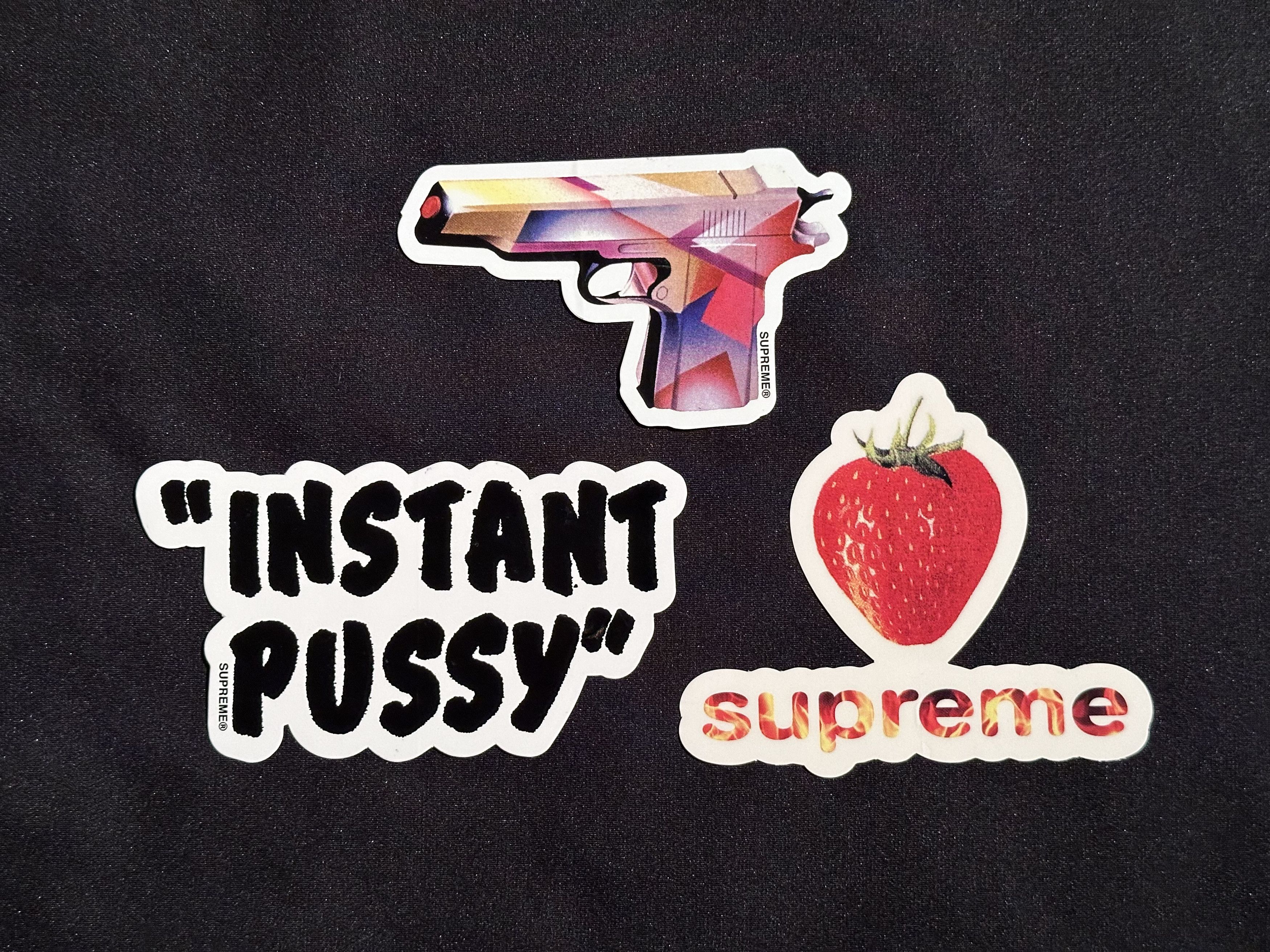Supreme Supreme SS16 Mendini Gun Strawberry Instant Pussy Stickers Size ONE SIZE - 1 Thumbnail