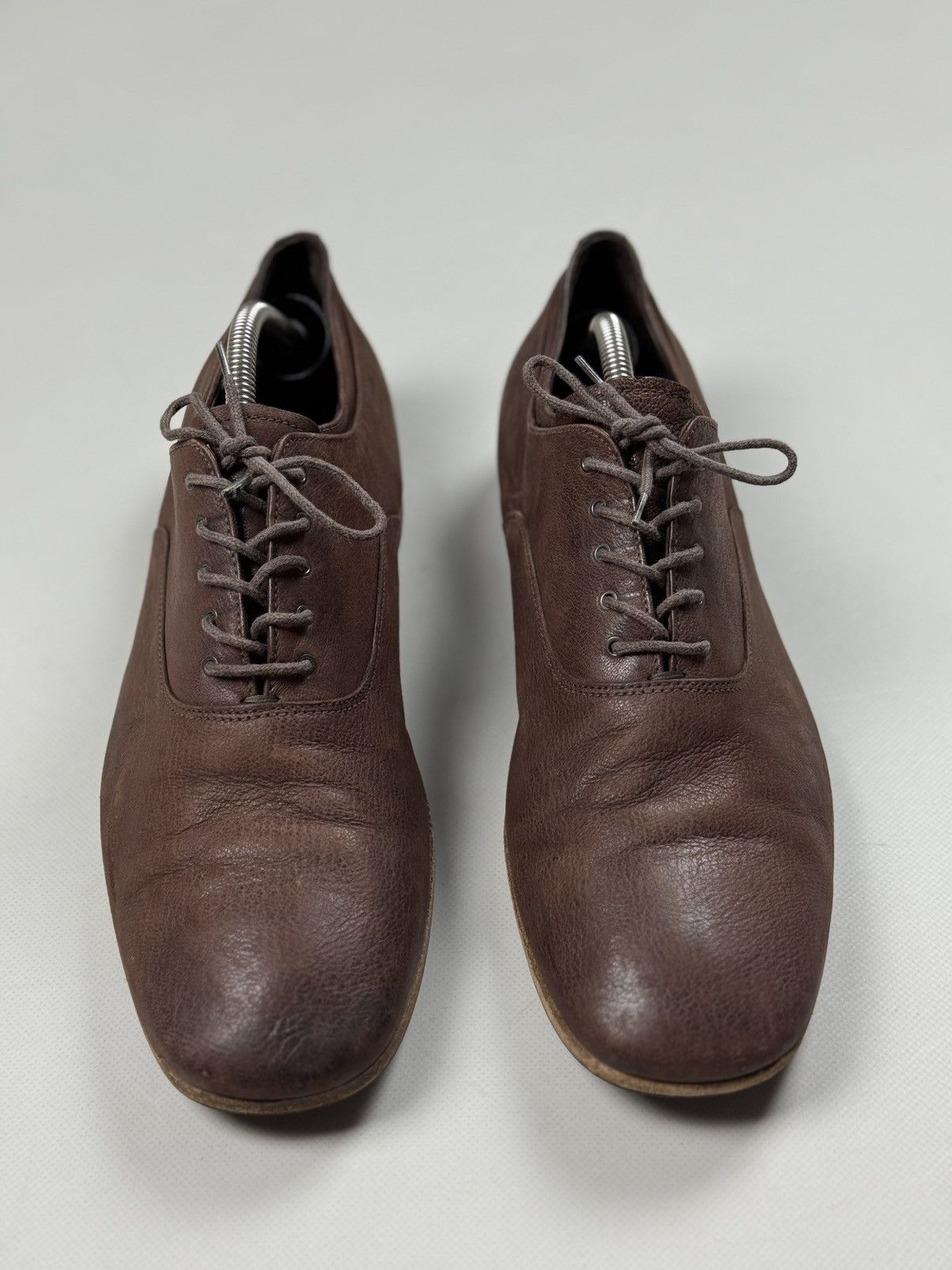 Prada Prada Men’s Leather Lace Up Formal Oxford Shoes Size US 10.5 / EU 43-44 - 8 Thumbnail