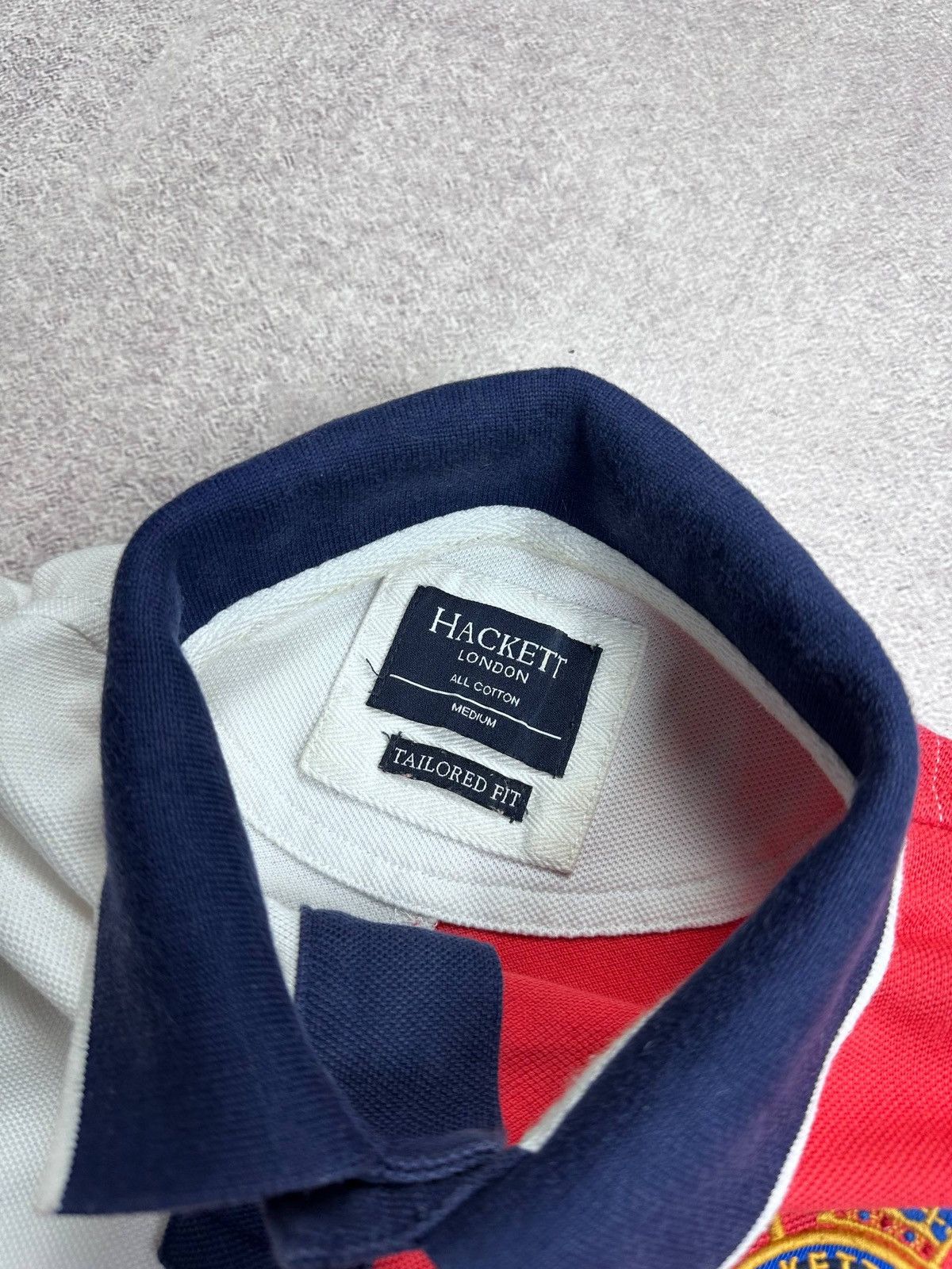 Hackett Vintage 90s Hackett Big Logo Archival Polo Shirt m Size US M / EU 48-50 / 2 - 5 Thumbnail