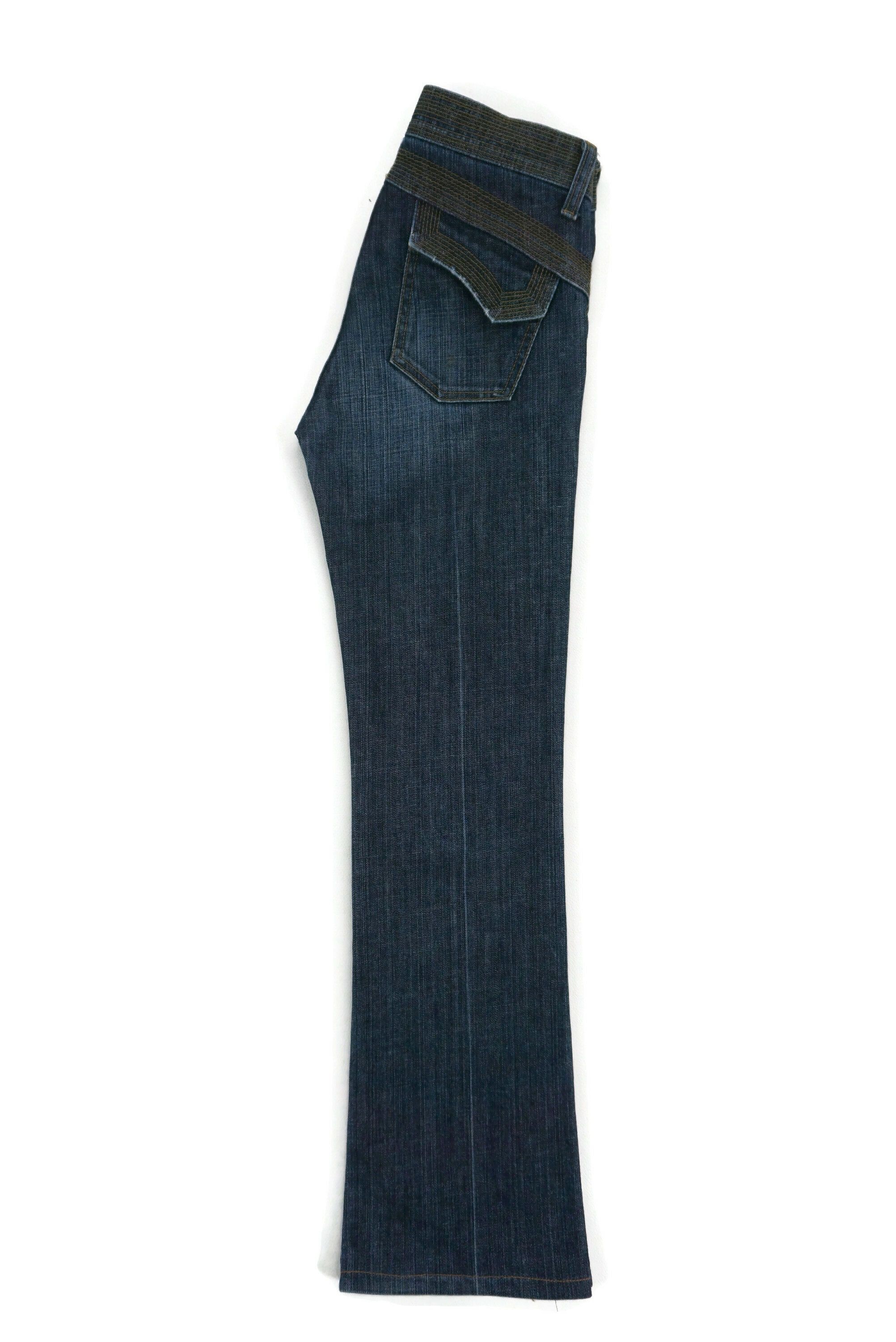 Iceberg Bootcut Jeans fits W28xL28 Low-Rise Flared Denim Size 24" / US 00 / IT 34 - 3 Thumbnail