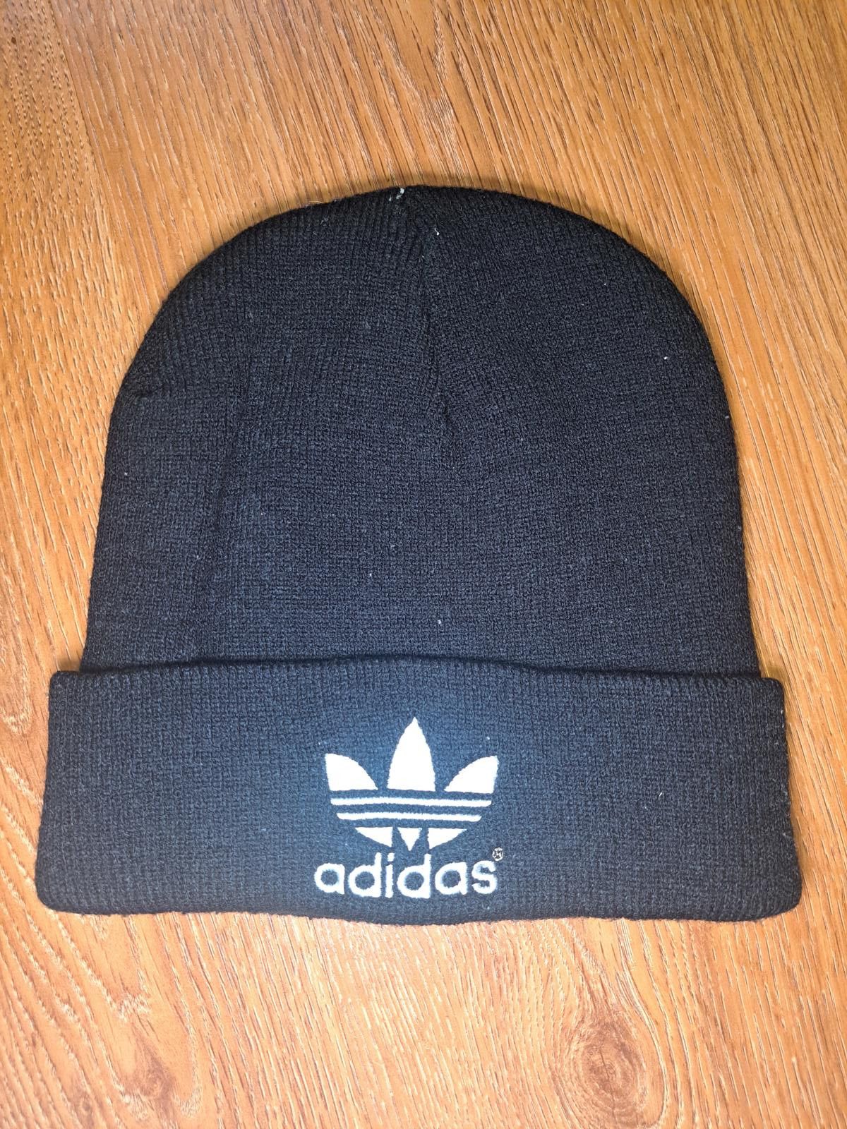 Adidas Adidas Beanie Black One Size Acryllic Big Logo Size ONE SIZE - 1 Thumbnail