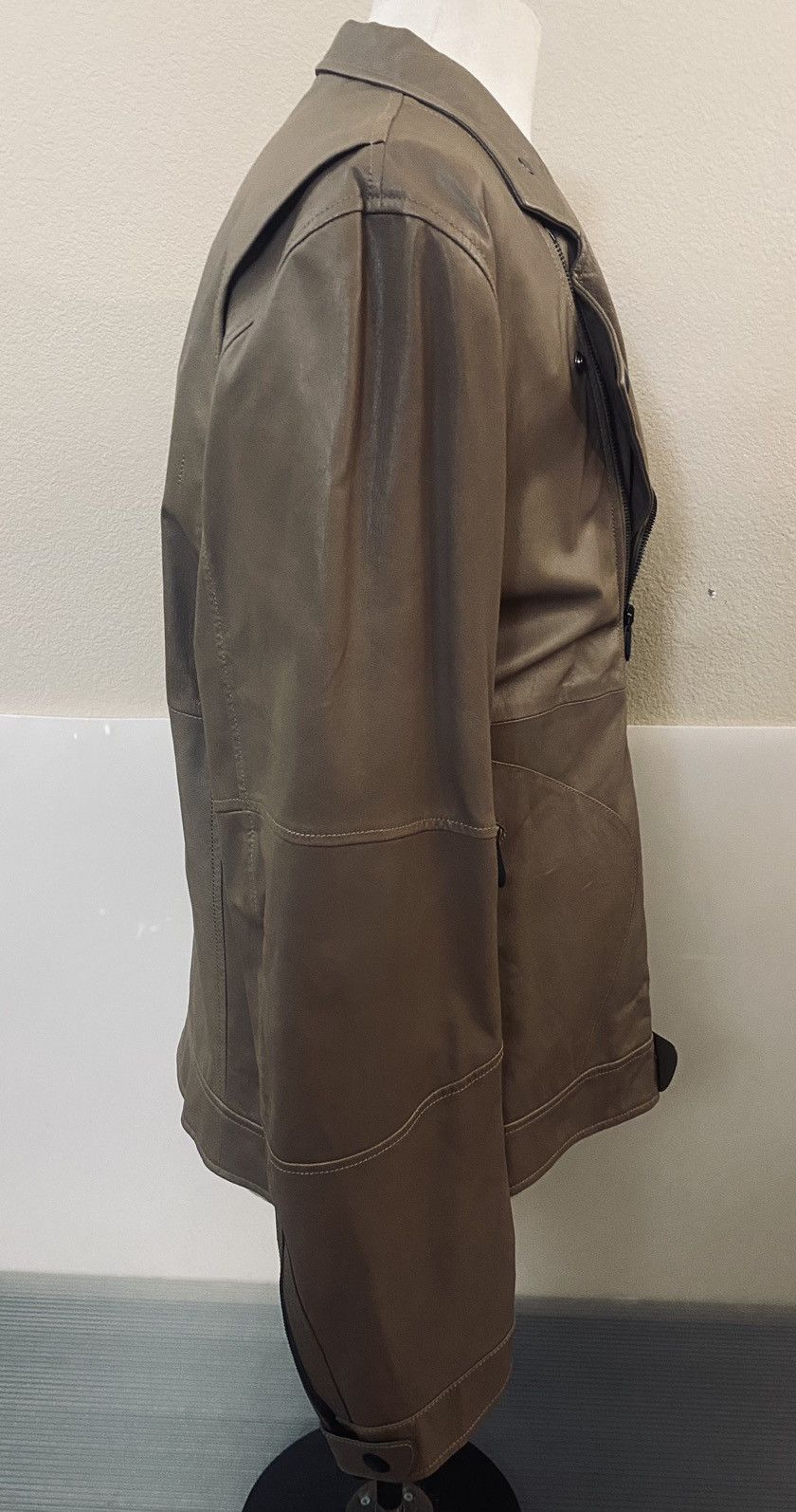 Bottega Veneta Bottega Veneta 🇮🇹 x Tomas Maier leather motorcycle jkt 54 NEW Size US L / EU 52-54 / 3 - 11 Thumbnail