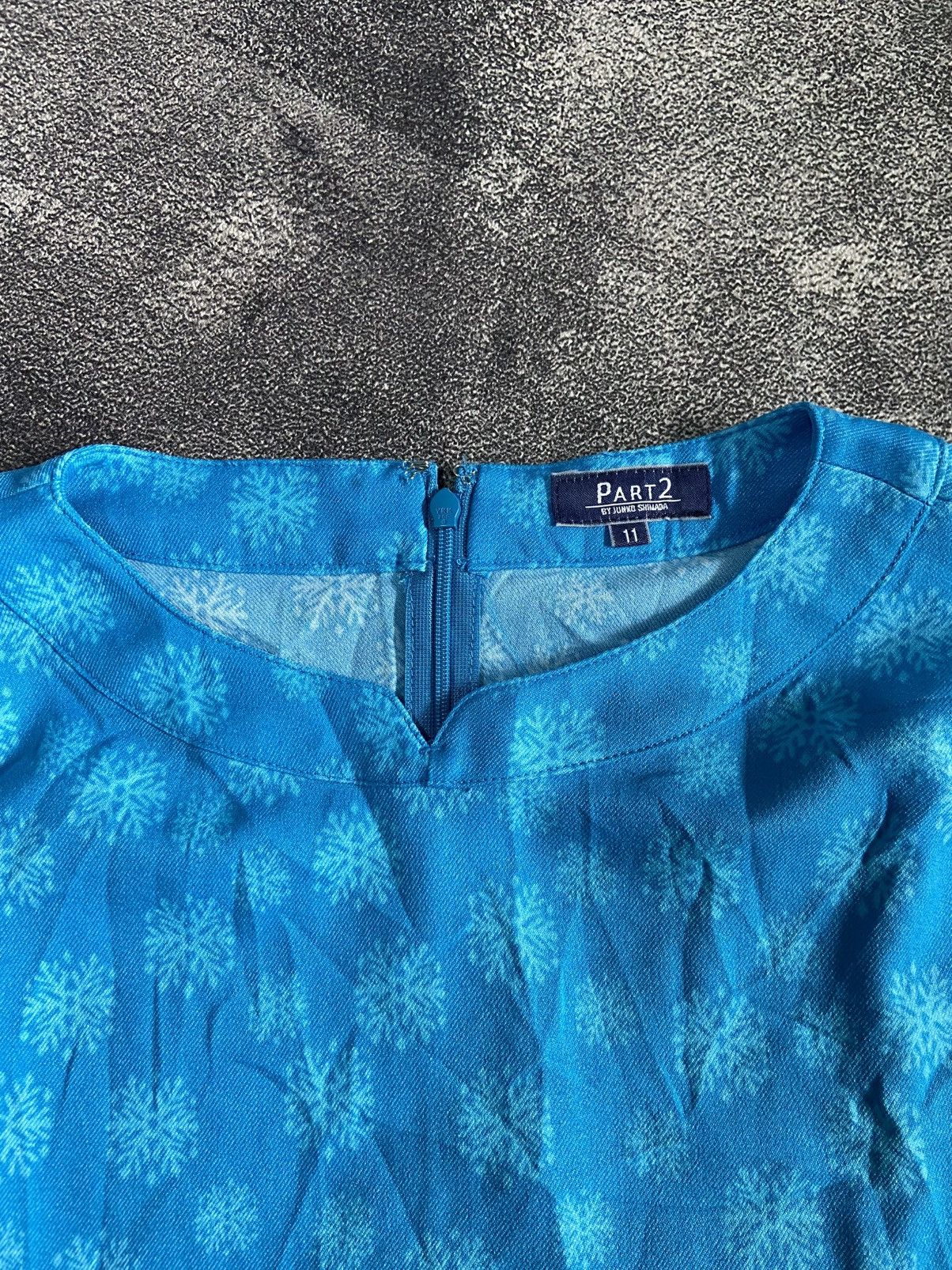 Designer × Japanese Brand × Junko Shimada Part 2 By Junko Shimada V Neck Blue Size US M / EU 48-50 / 2 - 3 Thumbnail